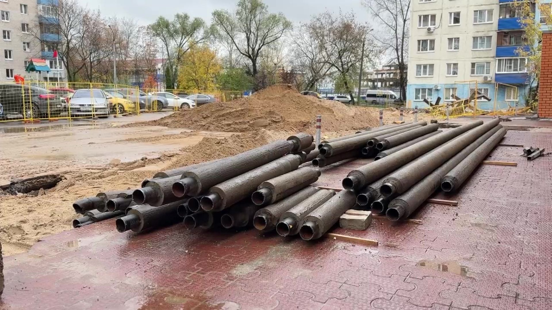 Реутов, реконструкция, теплосети, замена труб, байпасы,