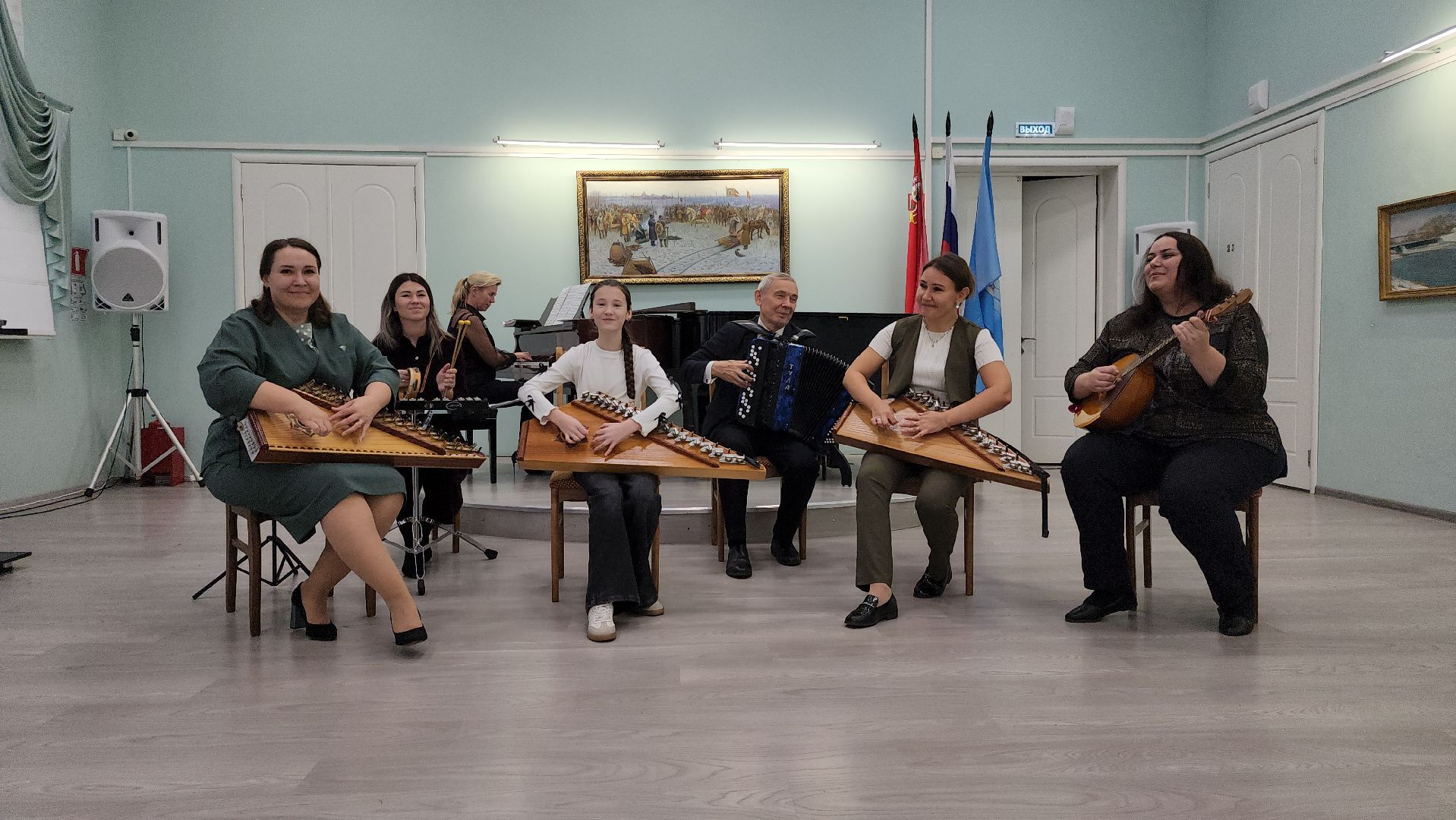 Зарайск, Школа искусств Зарайск, Династия музыкантов, Ансамбль Гудьба,