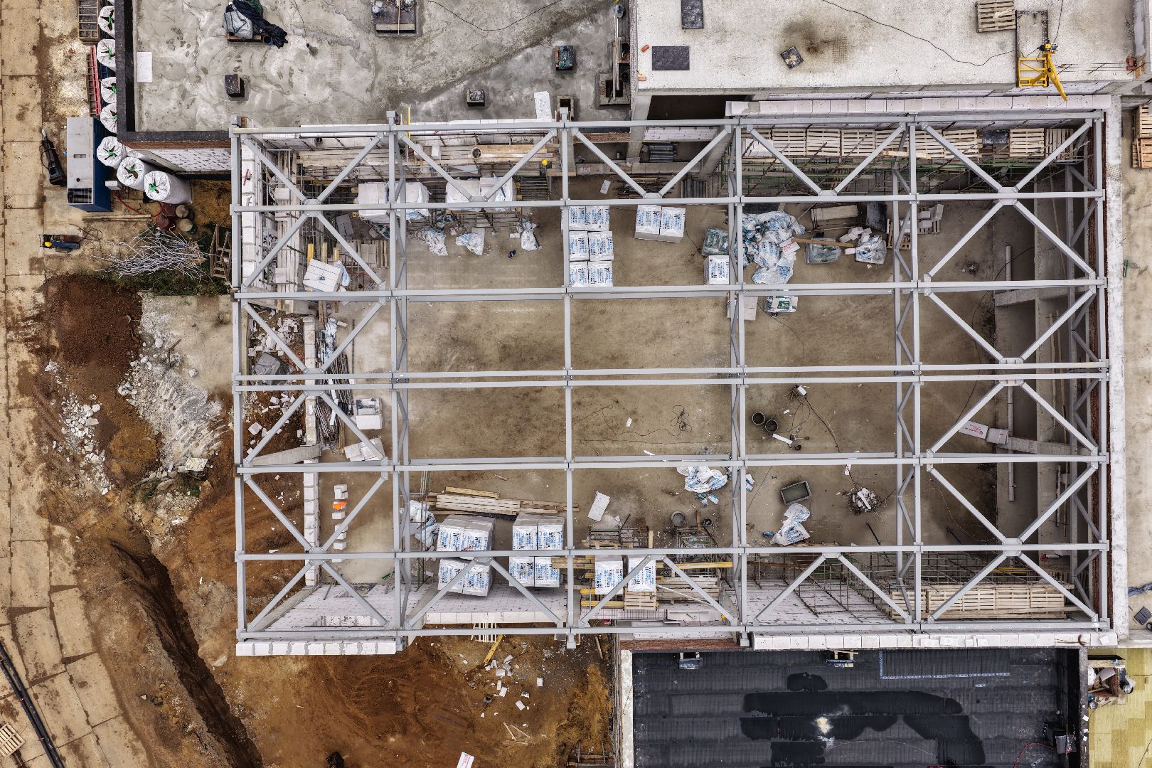 видео с коптера, бронницкий лицей,