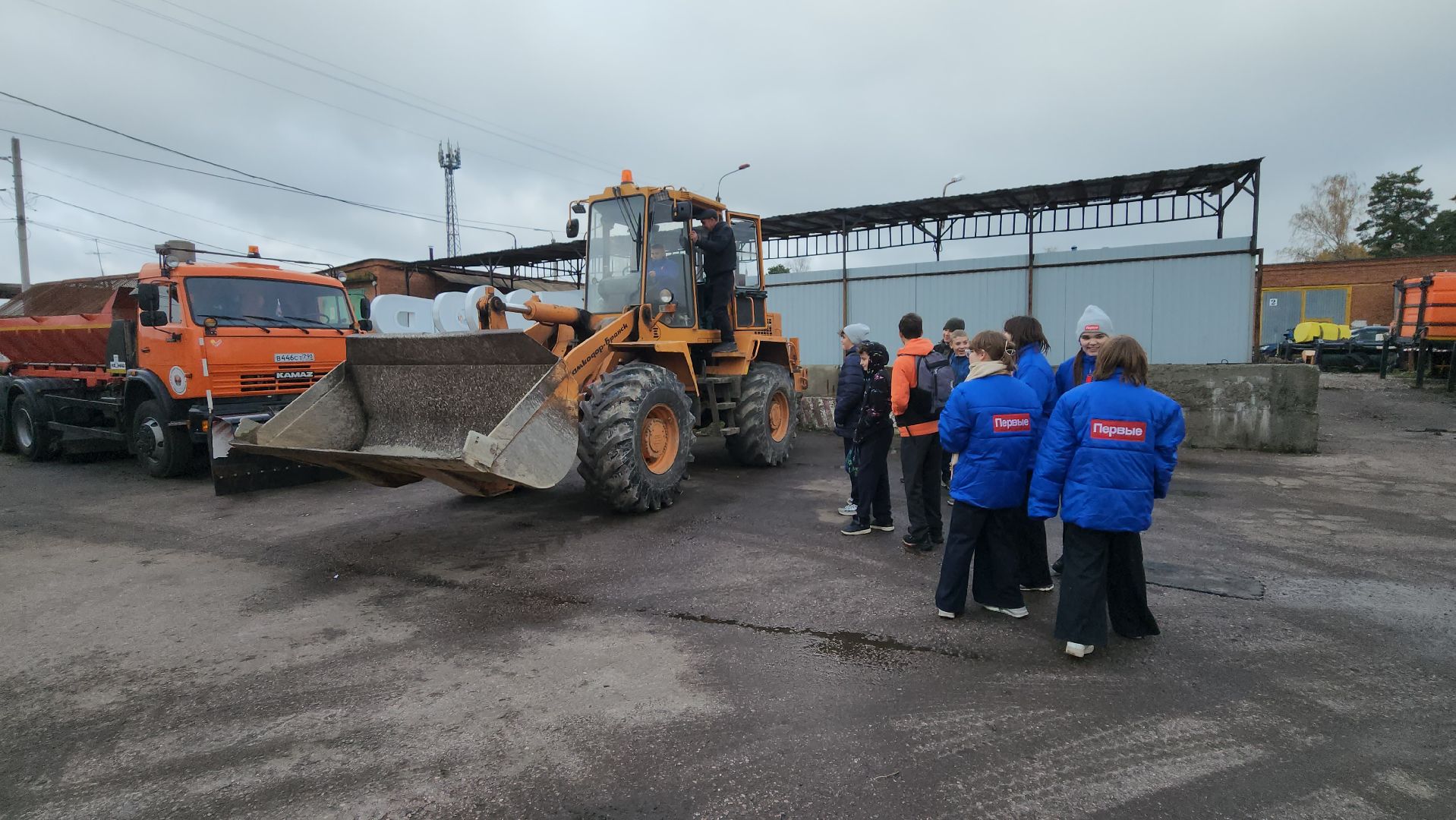 серпухов, комбинат благоустройства, экскурсия школьников ,