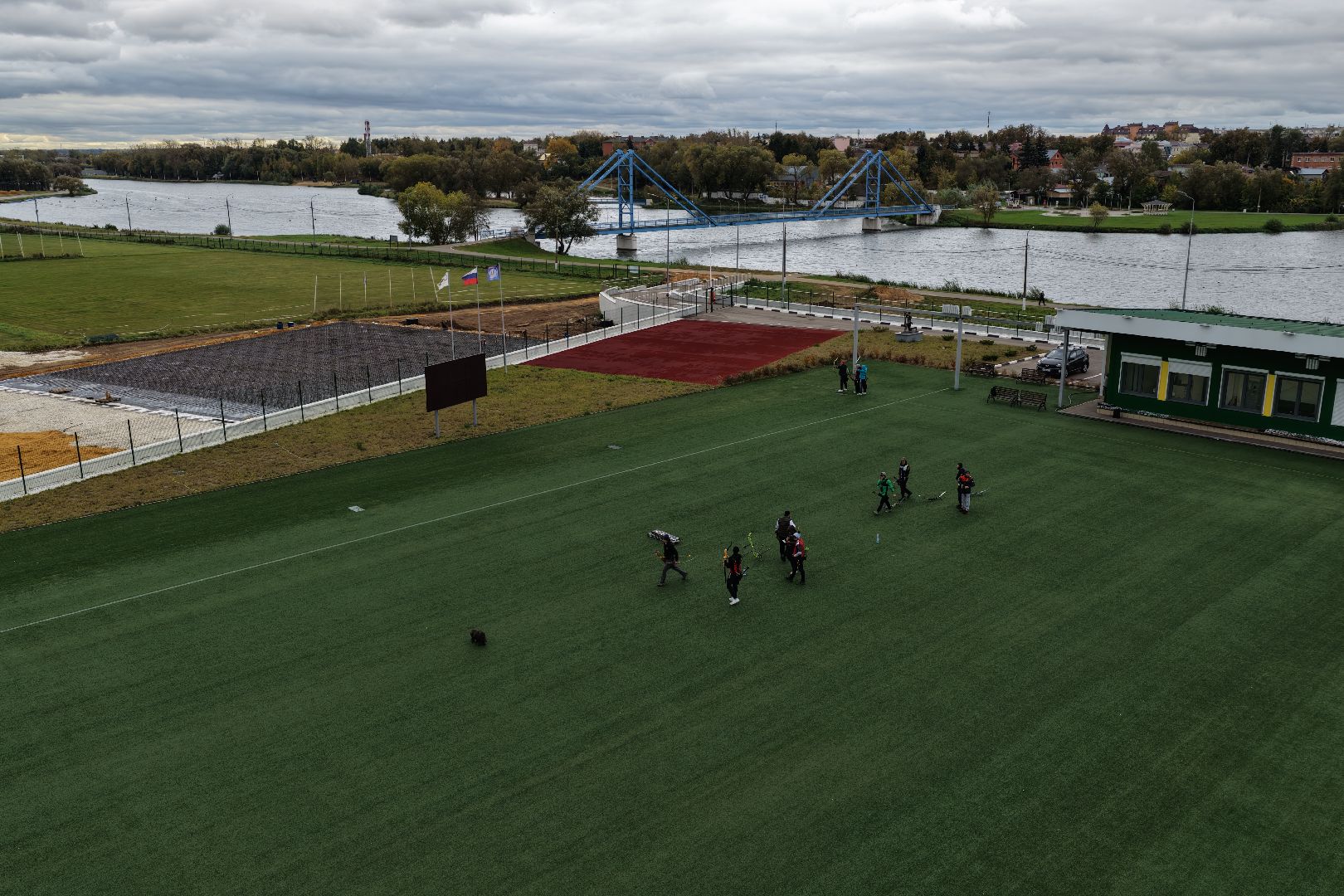 видео с коптера, лукодром бронницы,спорт в бронницах,