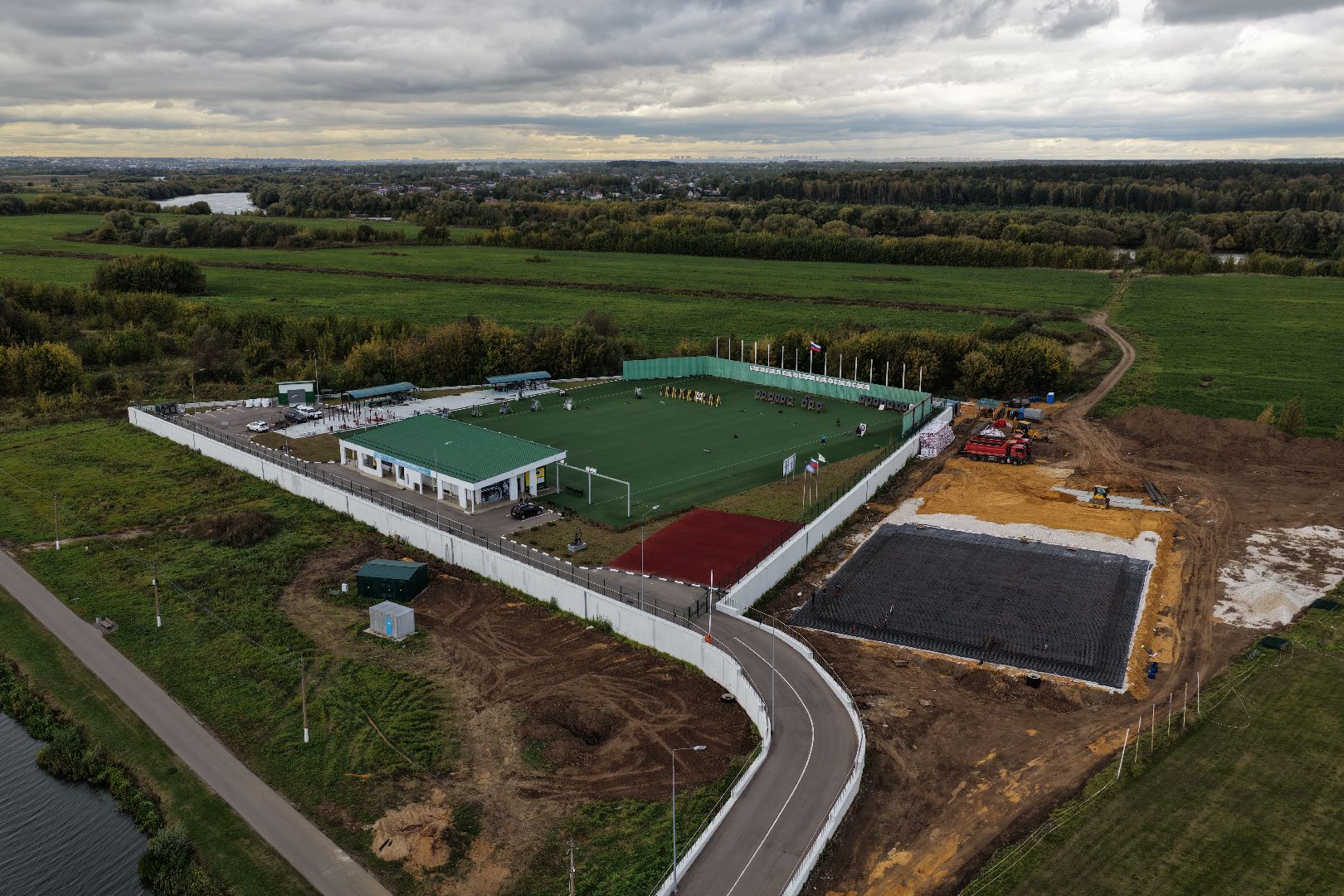 видео с коптера, лукодром бронницы,спорт в бронницах,