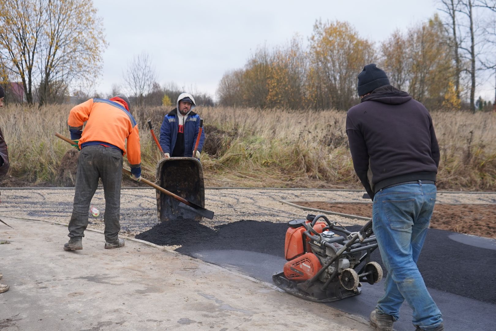 малино, ступино, благоустройство, сквер, воркаут зона,