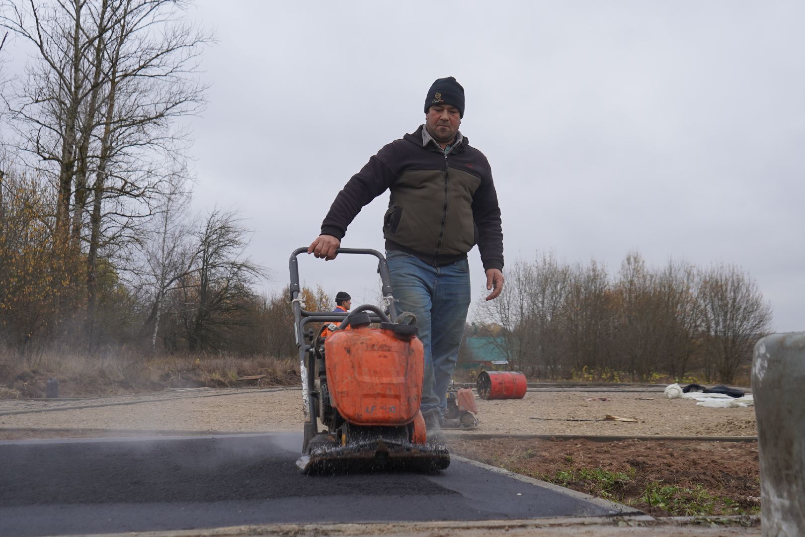 малино, ступино, благоустройство, сквер, воркаут зона,