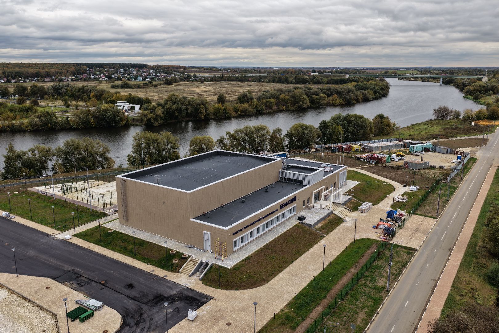 видео с коптера, фок в бронницах,  эллинг в бронницах,