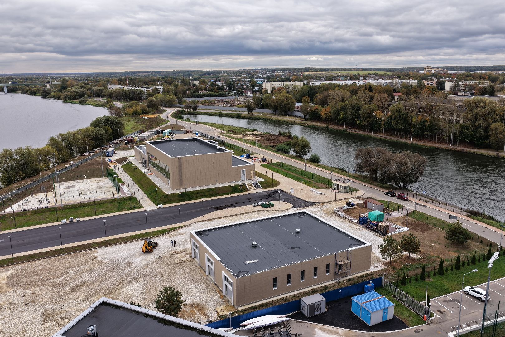 видео с коптера, фок в бронницах,  эллинг в бронницах,