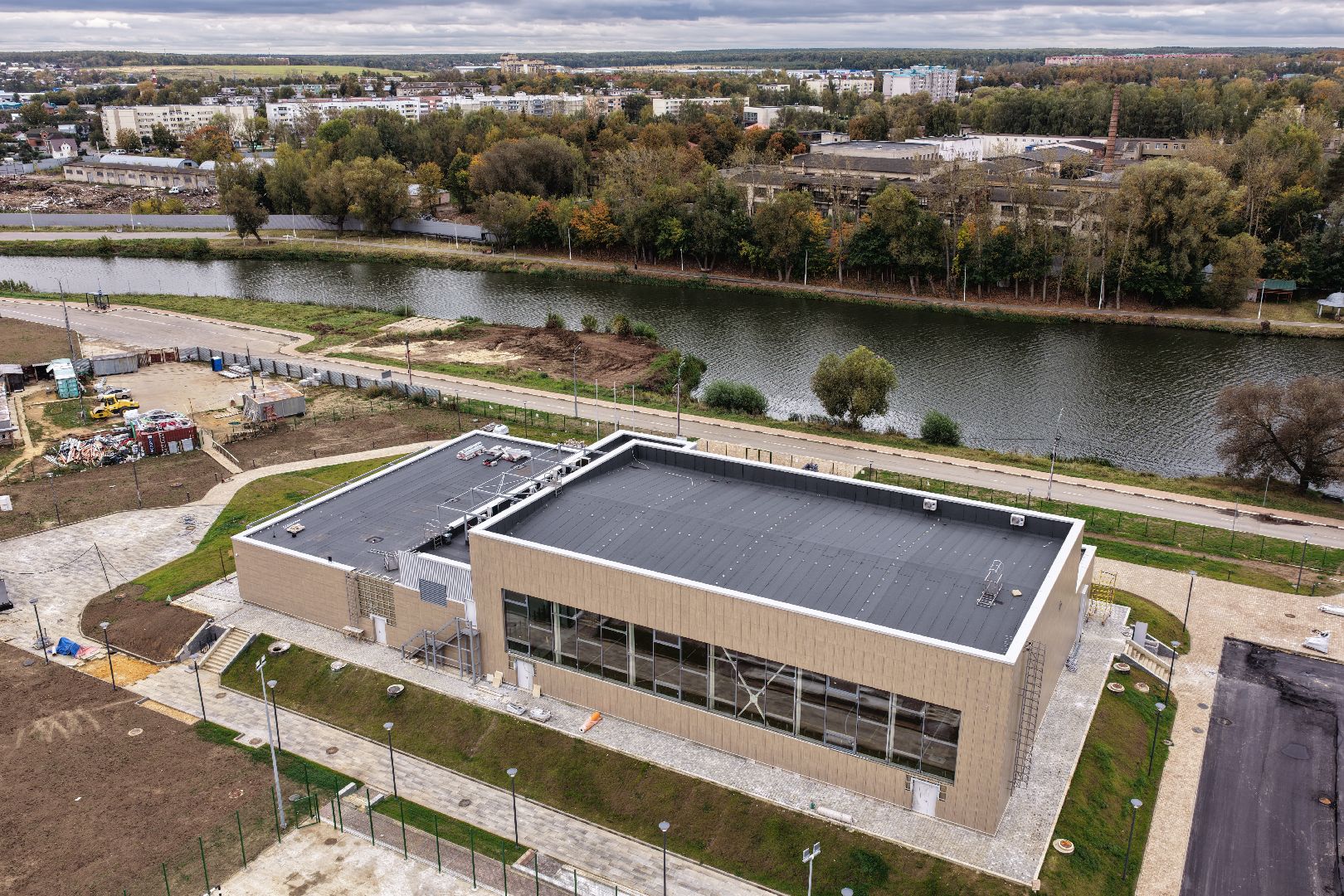 видео с коптера, фок в бронницах,  эллинг в бронницах,