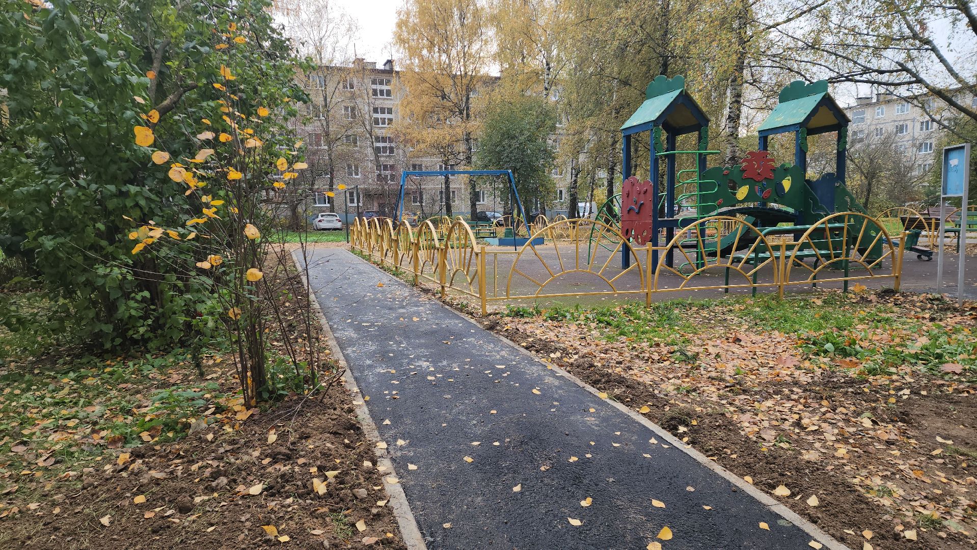 Асфальтирование , Укладка асфальта , Лобня , Тротуары , Пешеходная сеть,