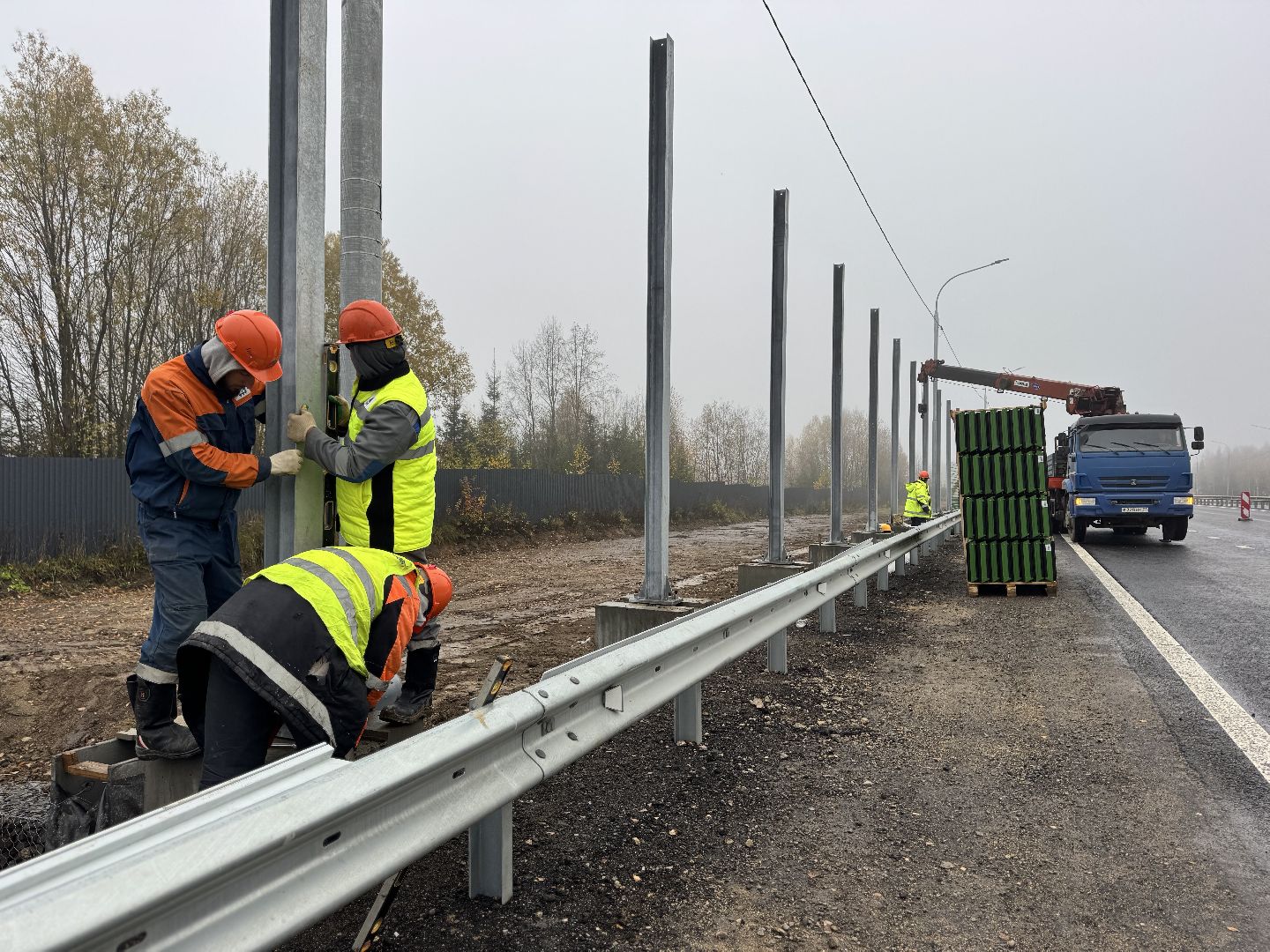 шаховская, новая рига, дорога, м9 балтия, шумовы экраны,