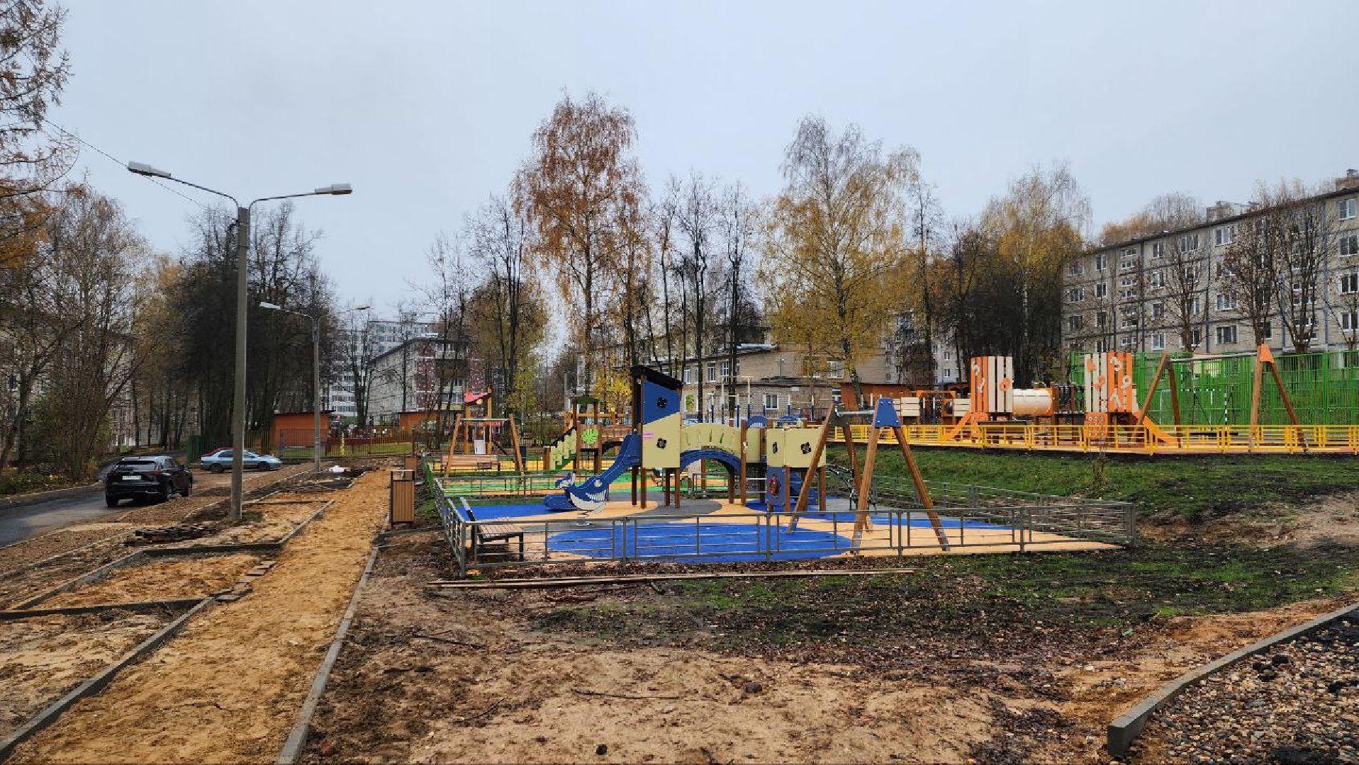 Дмитров, Комплексное благоустройство дворов, Микрорайон Космонавтов, Минблаго,