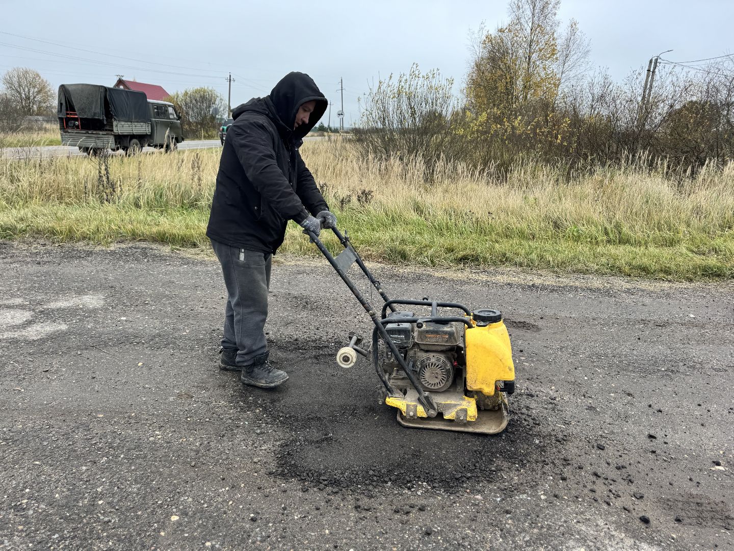 шаховская, ямочный ремон, ямочный ремонт дорог,