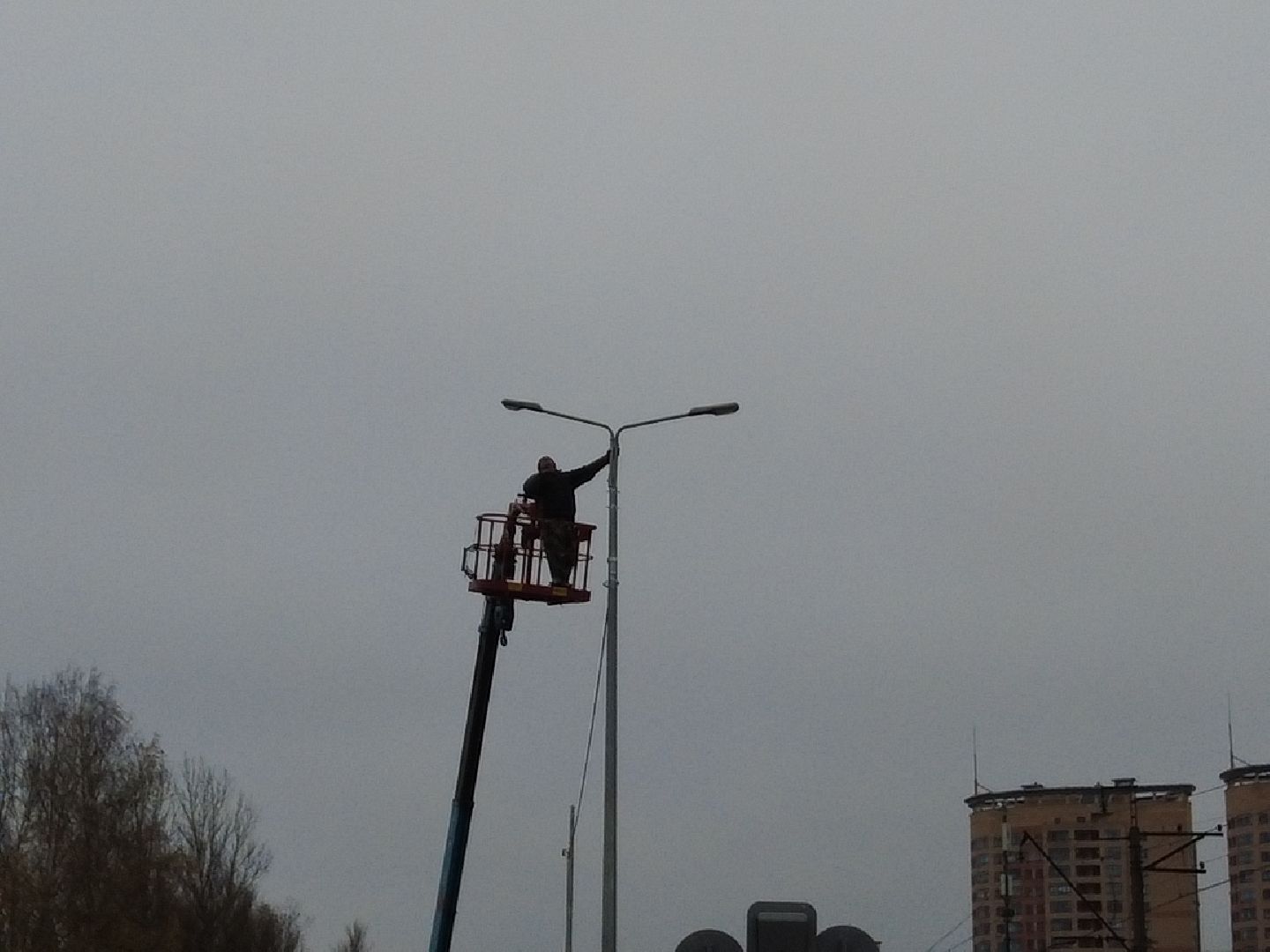 дубна, новыефонари, улицастанционная,