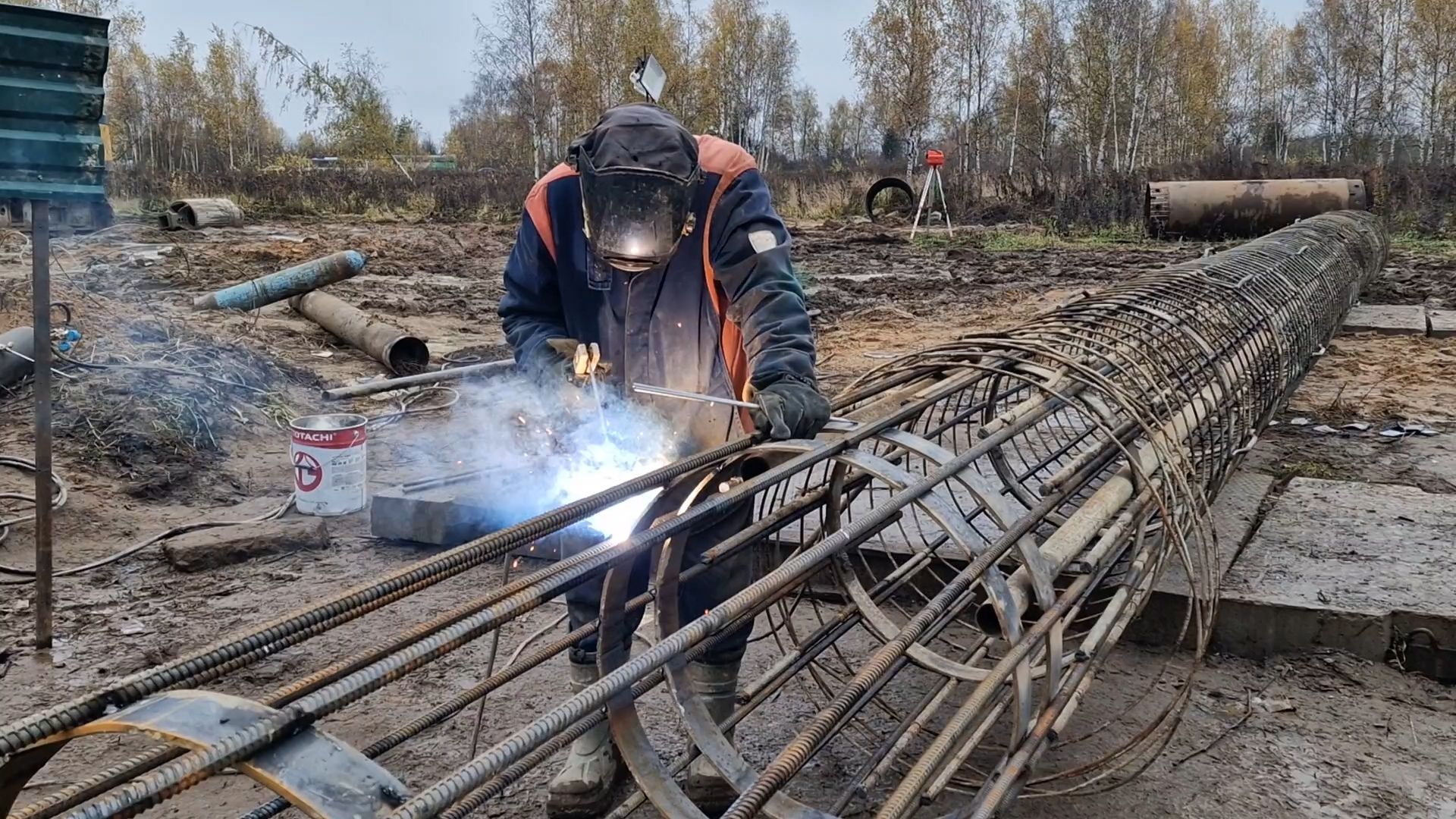 строительство путепровода у деревни черное в балашихе, балашиха,