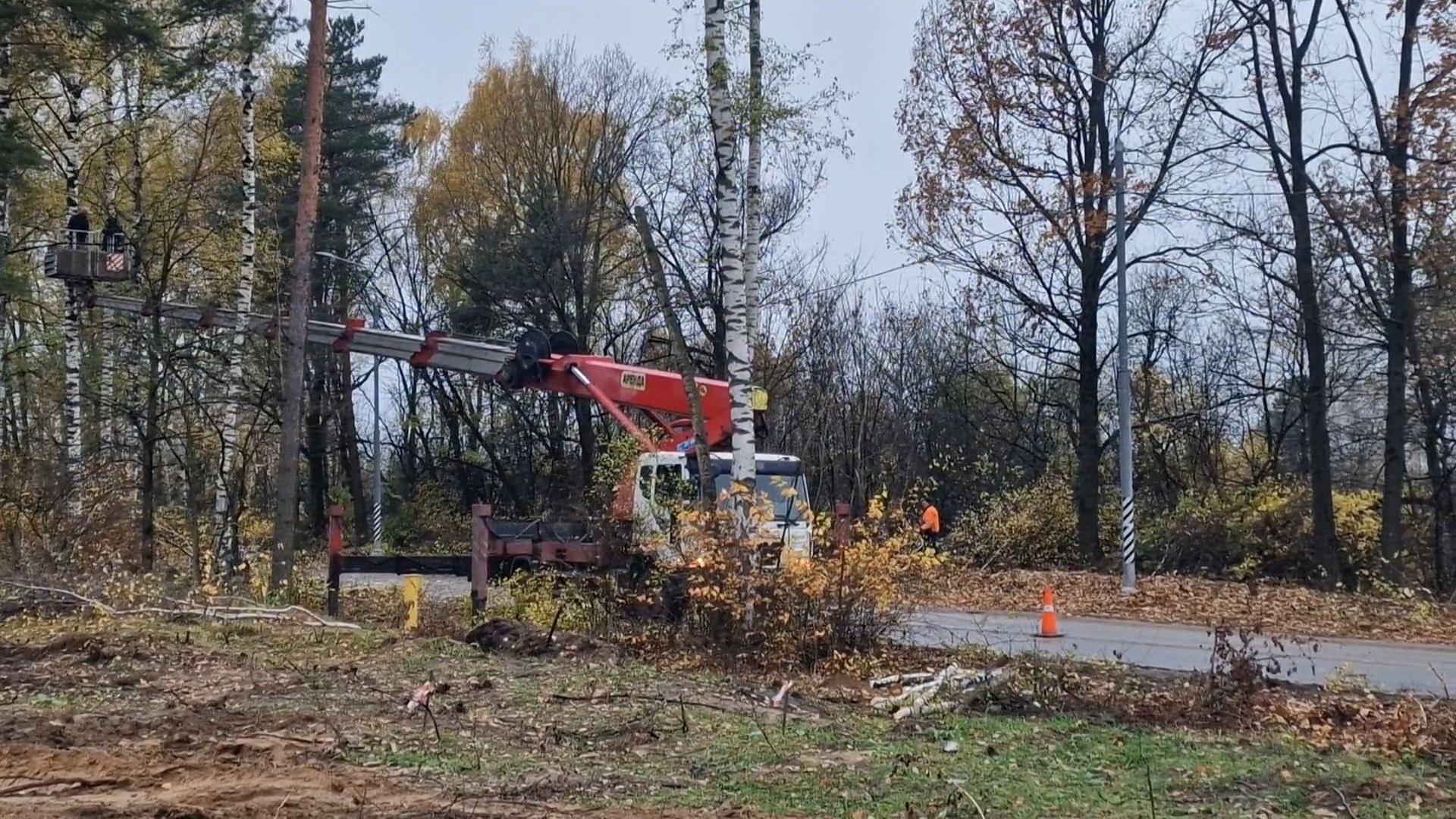 строительство путепровода у деревни черное в балашихе, балашиха,