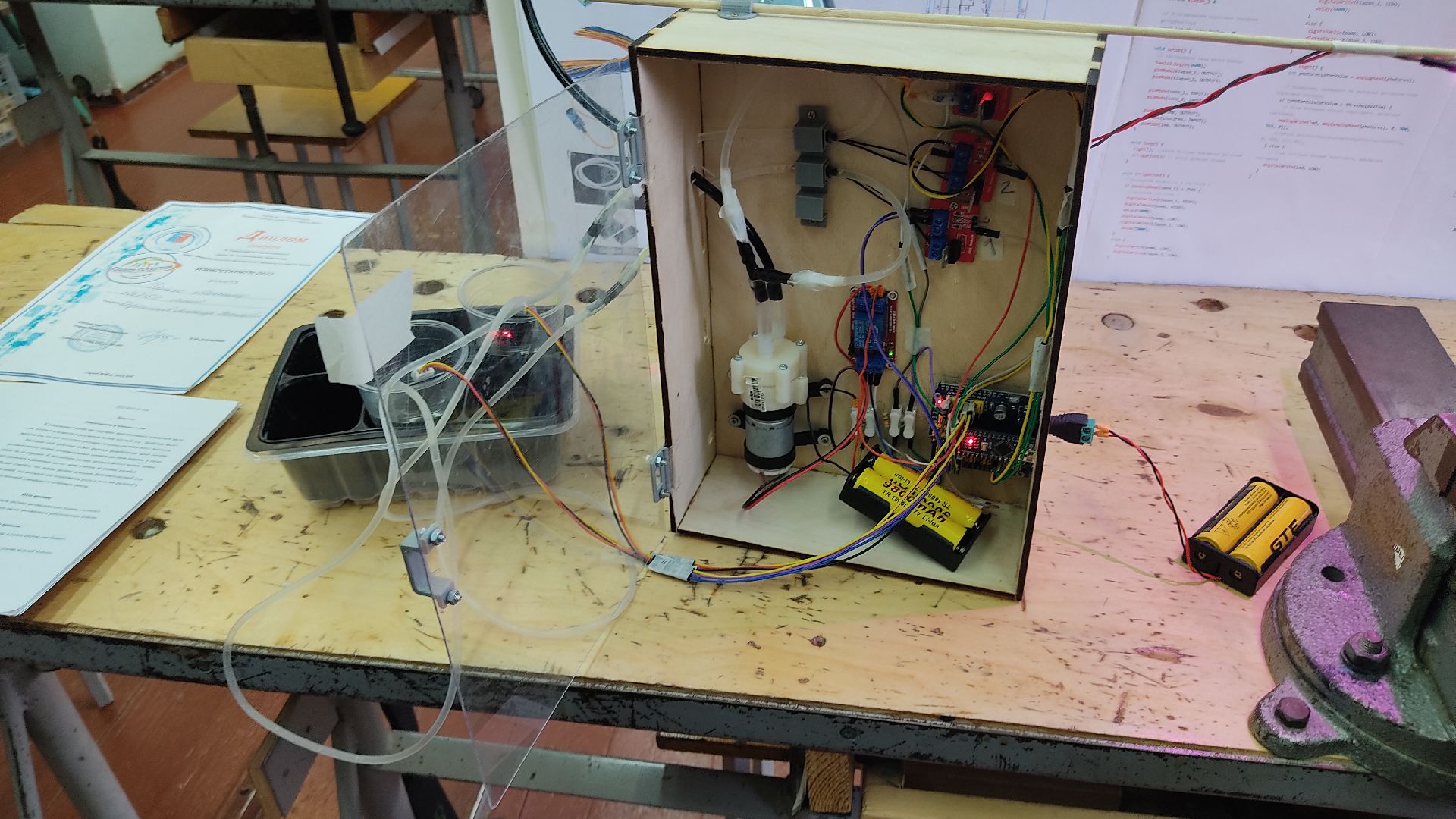 Лобня, образование, растения