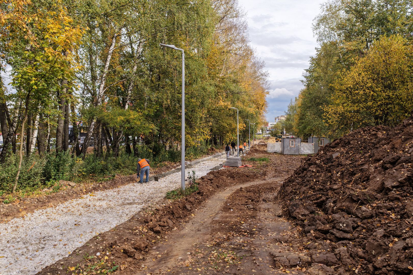 видео с коптера, сквер в бронницах, благоустройство в бронницах,