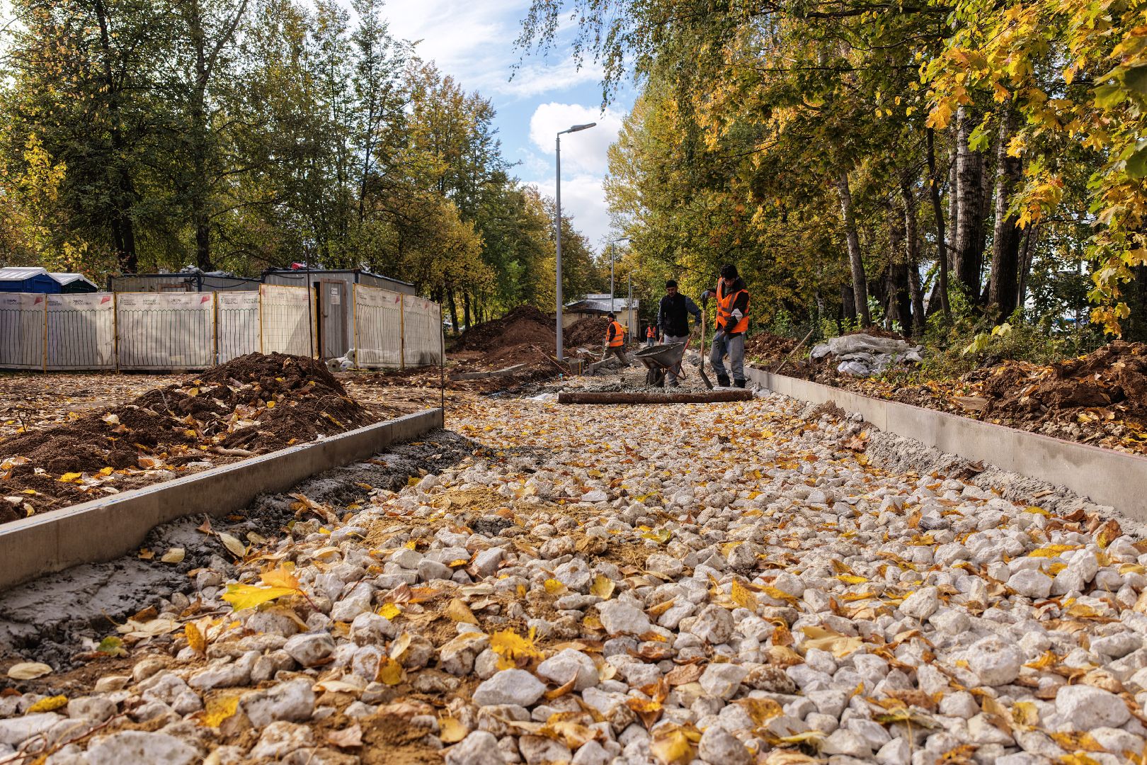 видео с коптера, сквер в бронницах, благоустройство в бронницах,