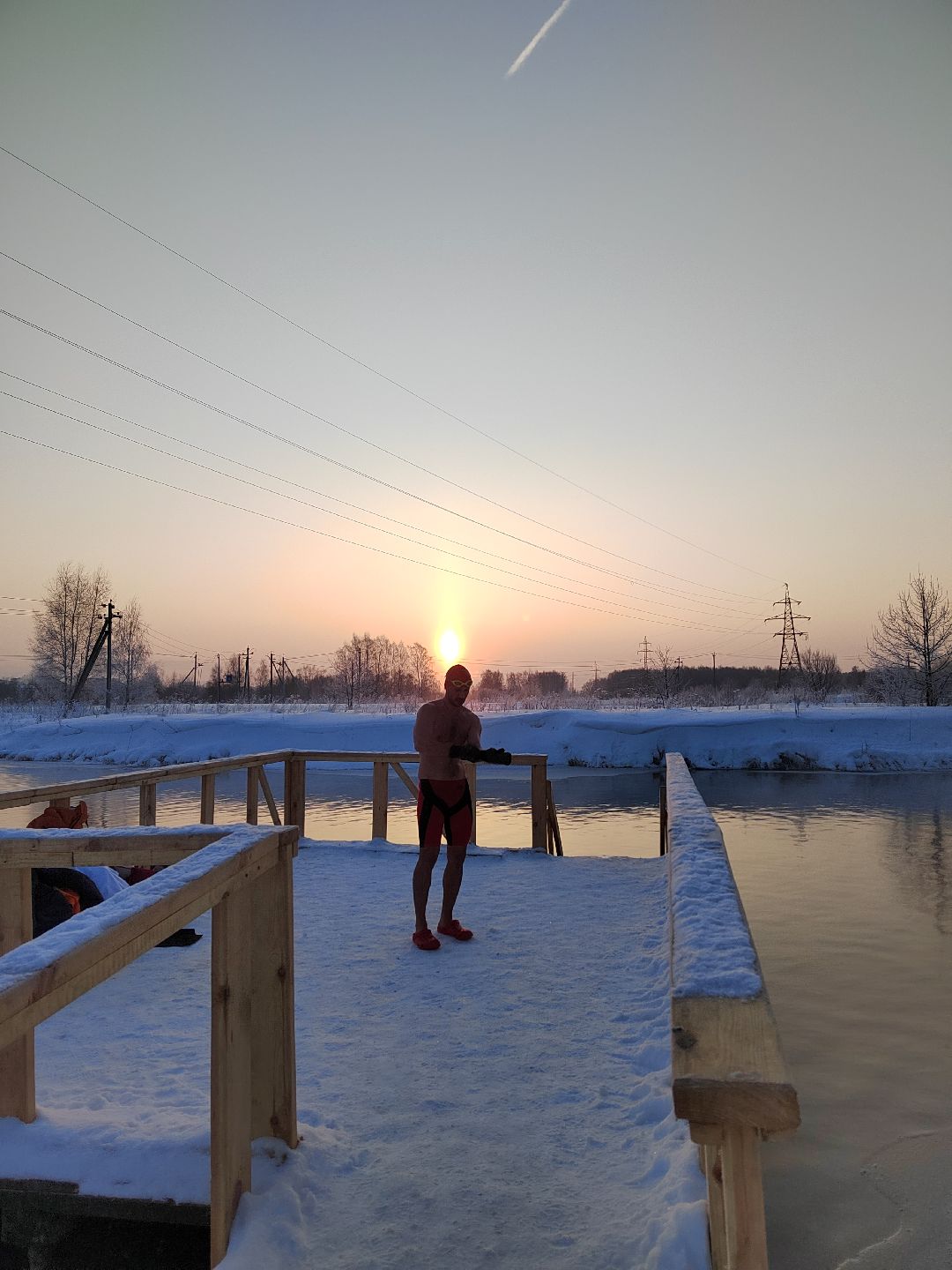 спорт, плавание, Пушкино, Пушкинский, Зима в Подмосковье, зимнее плавание,