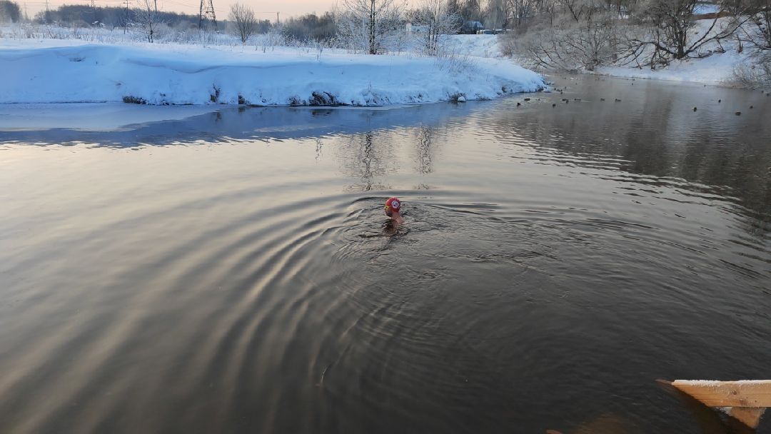 спорт, плавание, Пушкино, Пушкинский, Зима в Подмосковье, зимнее плавание,