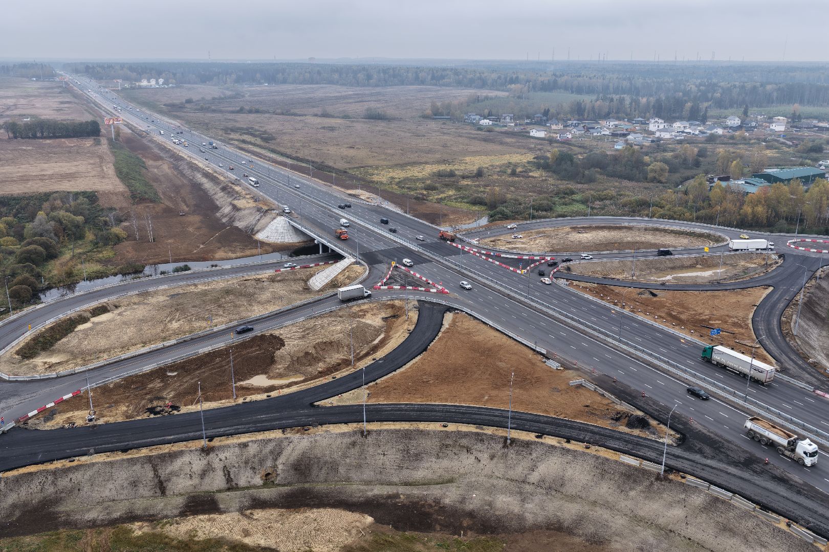видео с коптера, м-8 холмогоры,