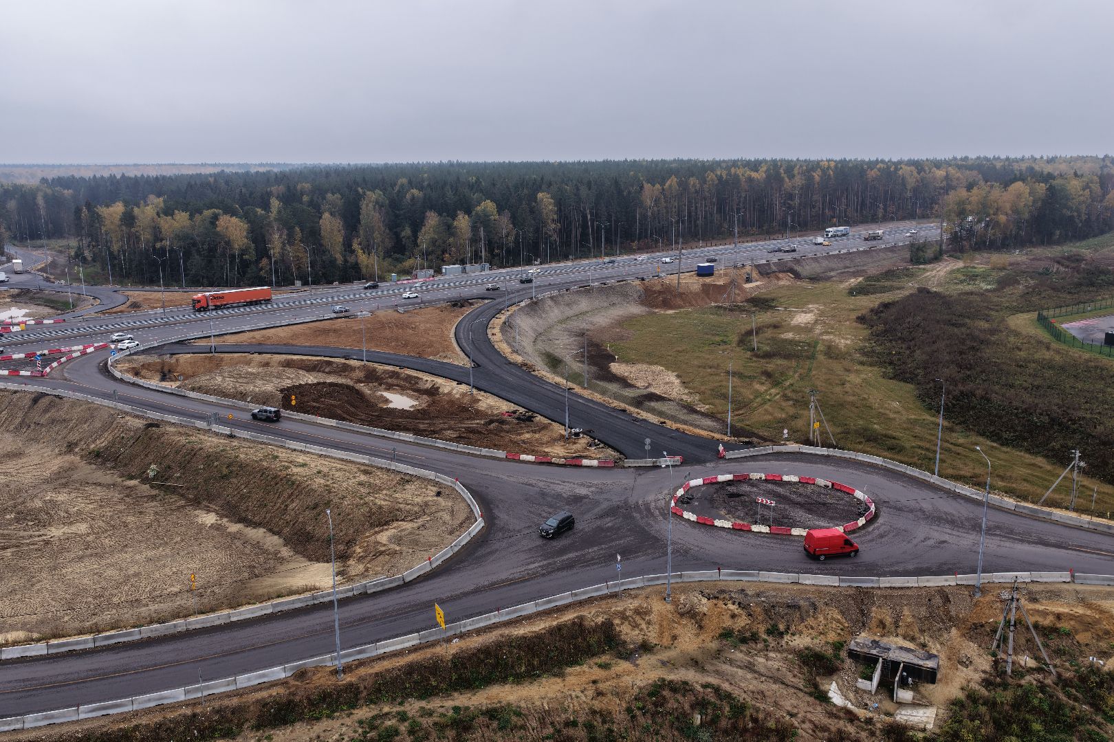видео с коптера, м-8 холмогоры,