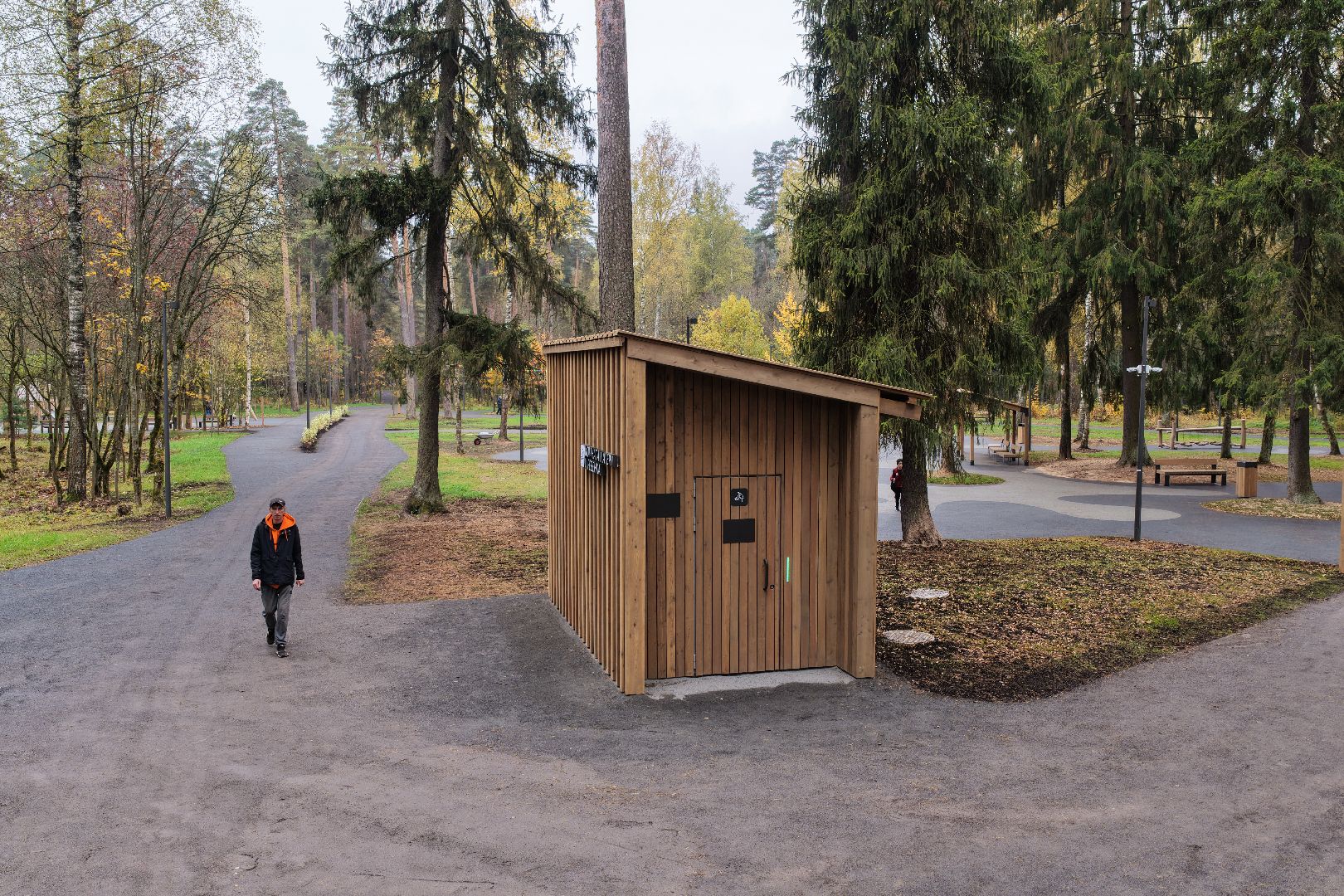 видео с коптера, банный лес,  благоустройство 2025,