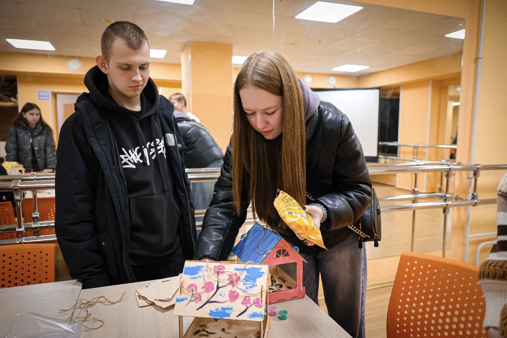 клин, общество, волонтеры, кормушки для птиц,