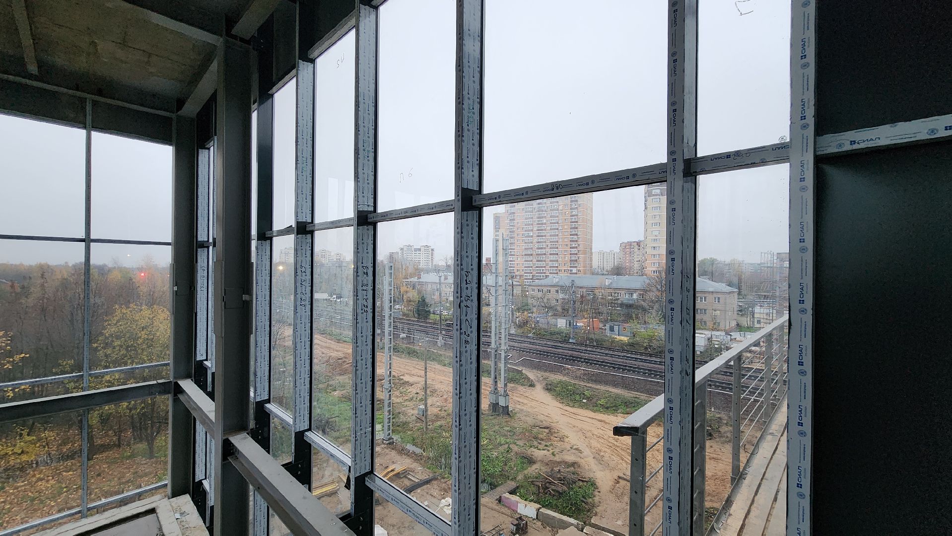 надземный переход, Переход над жд, Лобня,