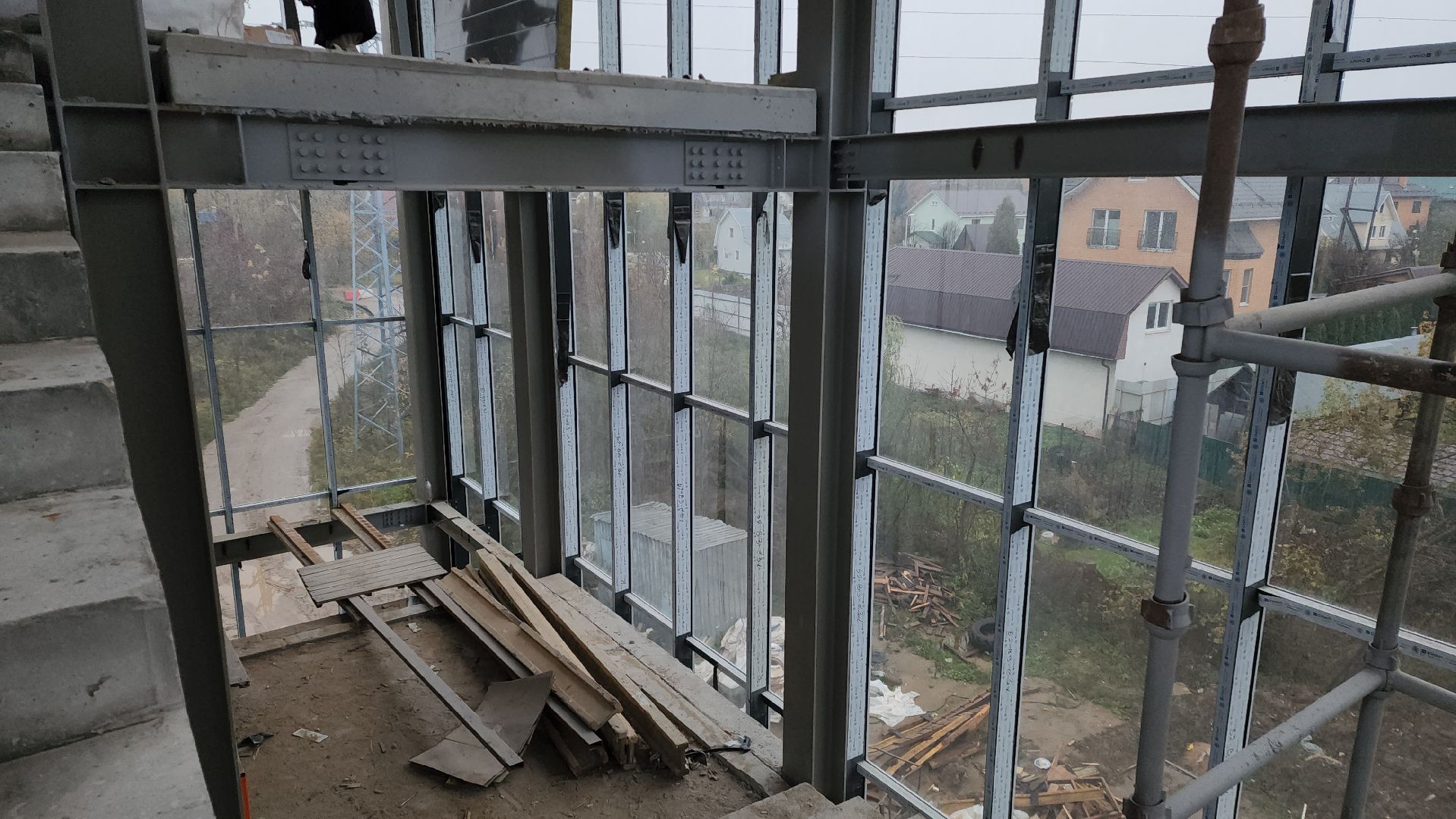 надземный переход, Переход над жд, Лобня,