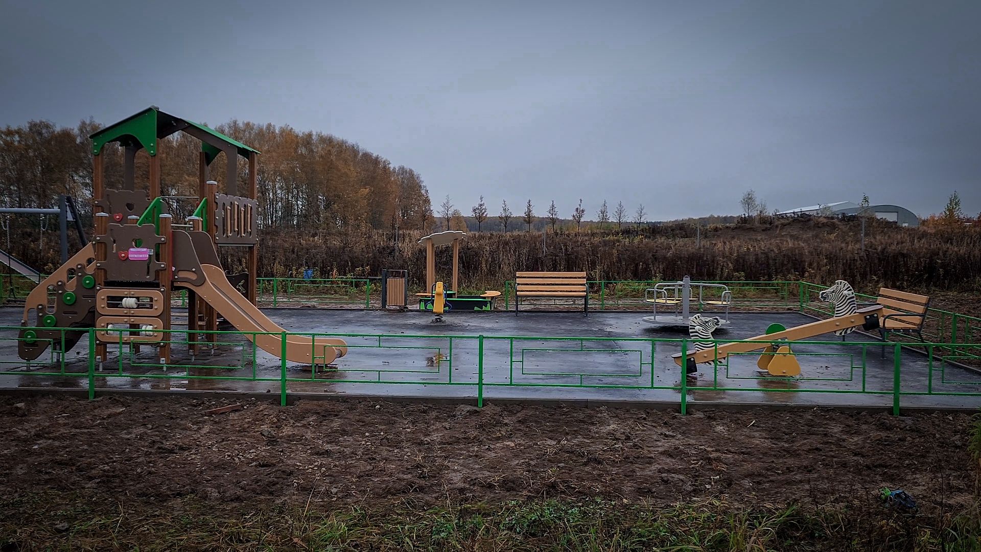 бронницы, детская площадка в бронницах, новая детская площадка в бронницах, игровой комплекс на солнечной,