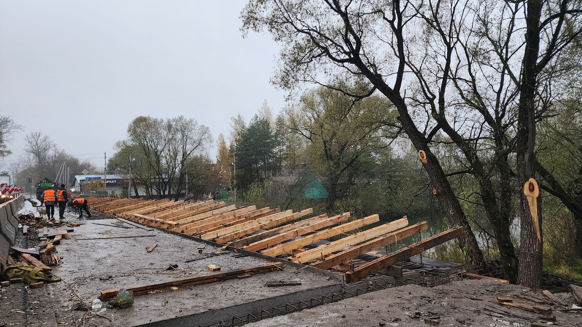 домодедово, подмосковье , капремонт , дороги , ремонт моста ,