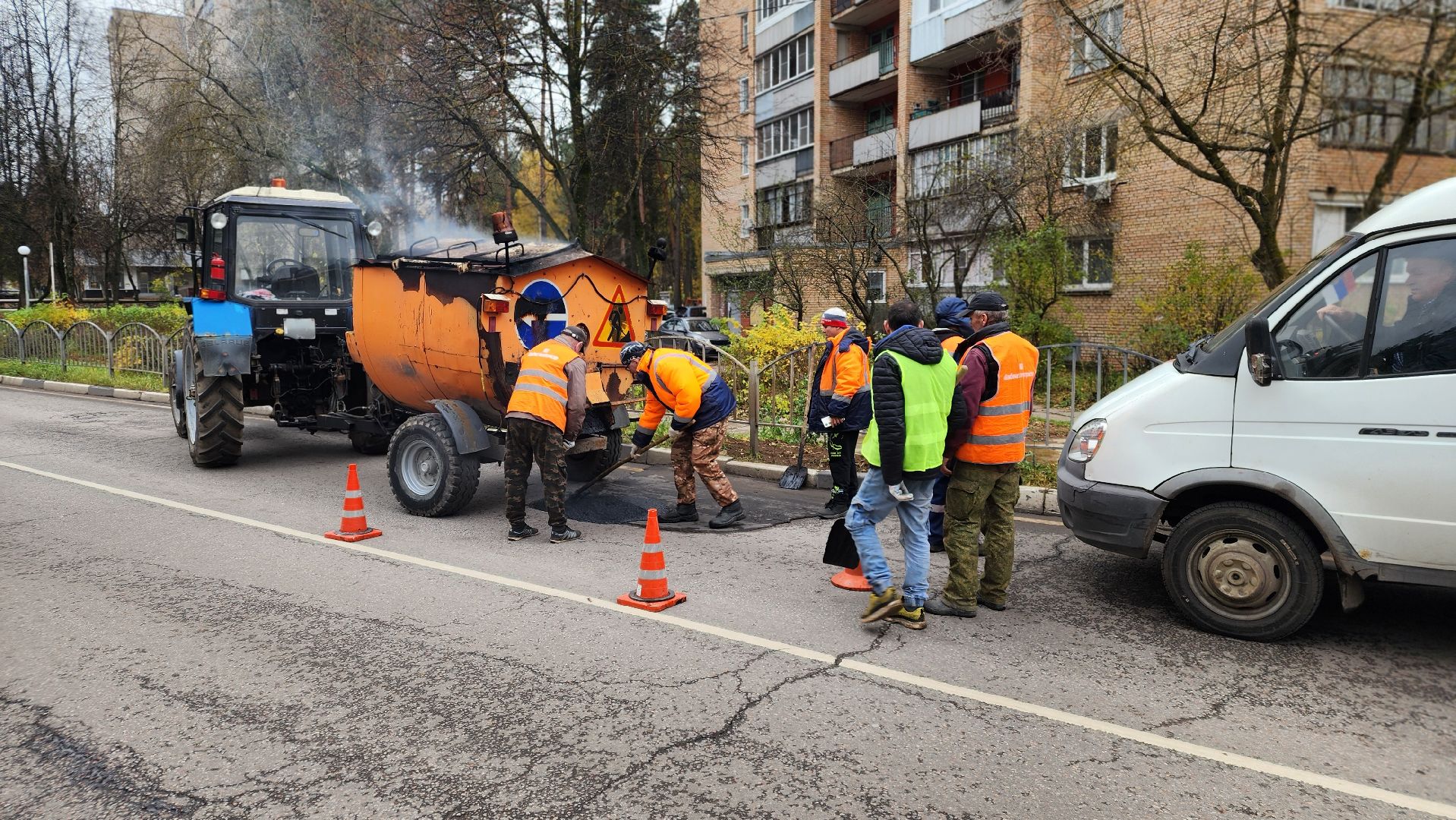 ямочный ремонт дорог, протвино, благоустройство,