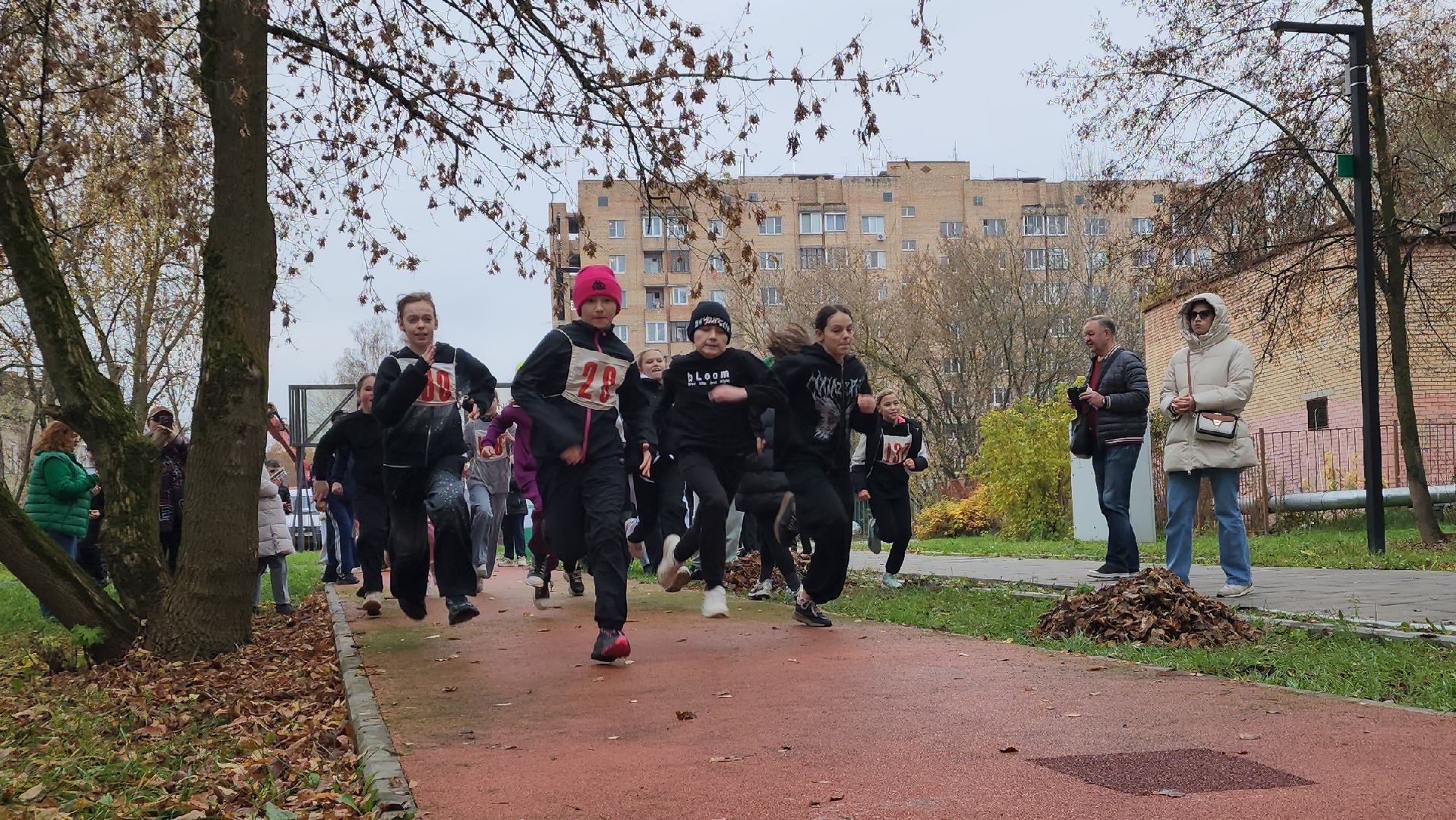 спорт, дети, парк, осенний забег, лосино-петровский,