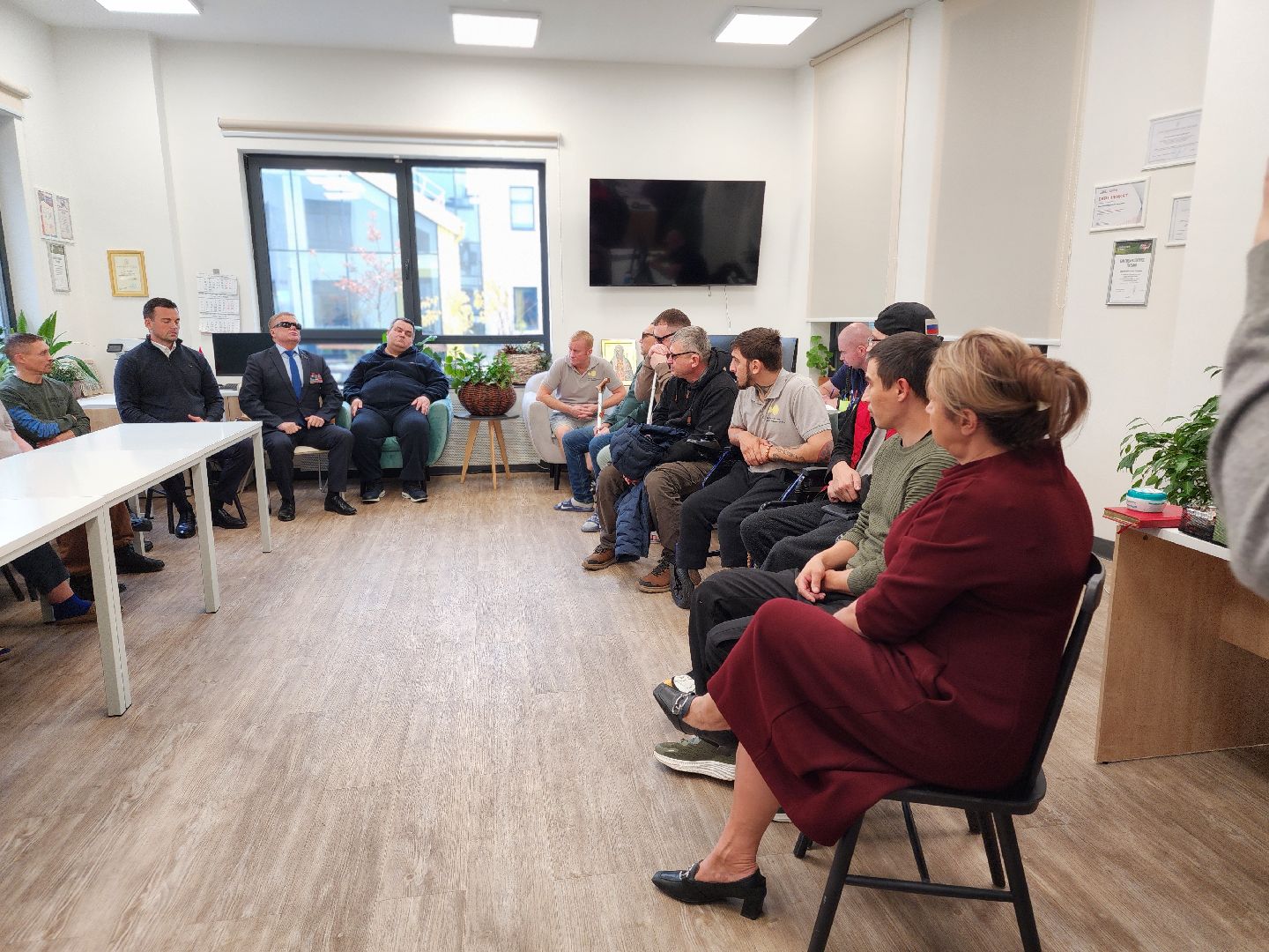 центр мещерякова, реабилитация, вшивцев владимир, депутат мособлдумы, встреча с ветеранами сво, помощь бойцам сво,