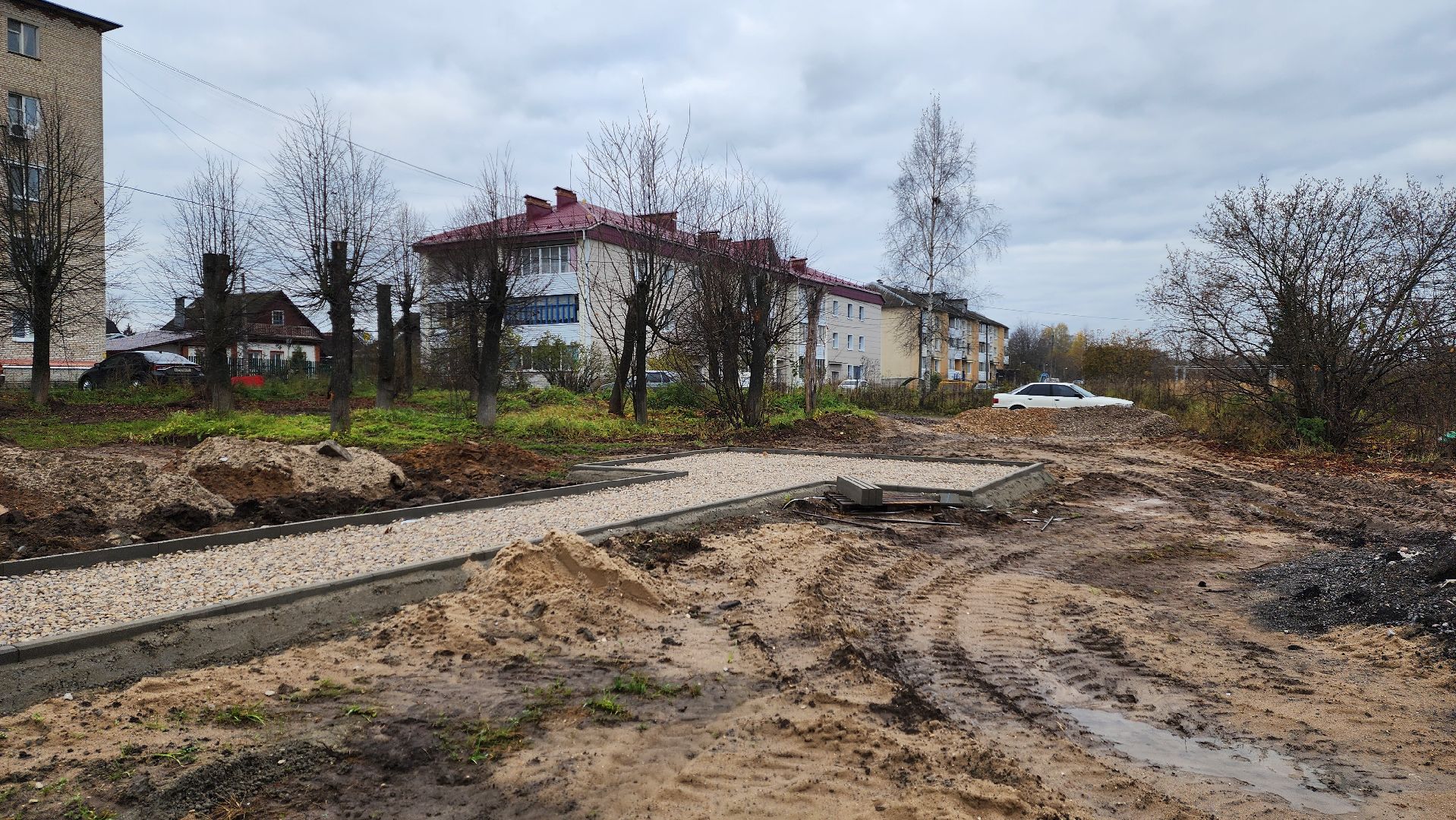 клин, поселок 31 октября, благоустройство, семейный сквер ,