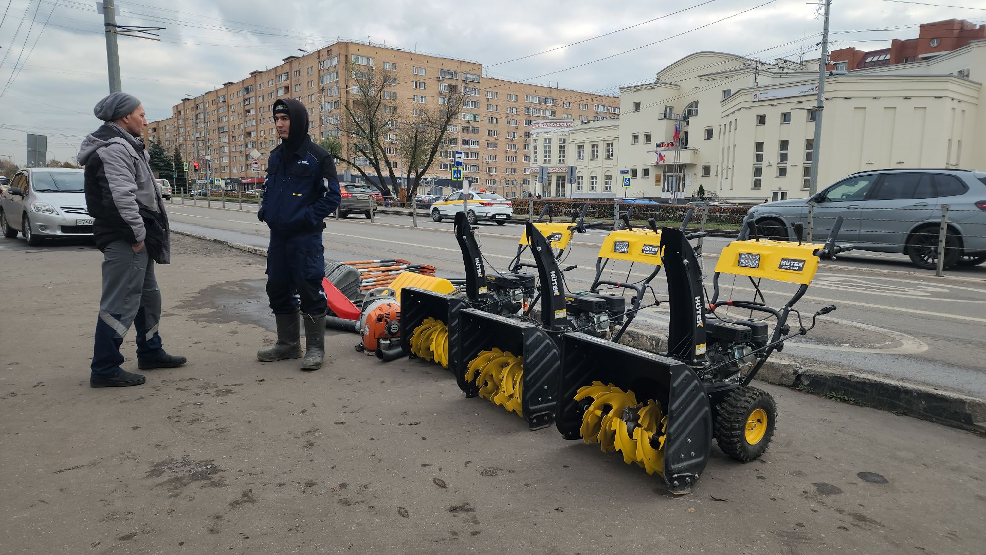 подготовка техники к зиме, подготовка техники к зимнему периоду, Зима, Лобня,