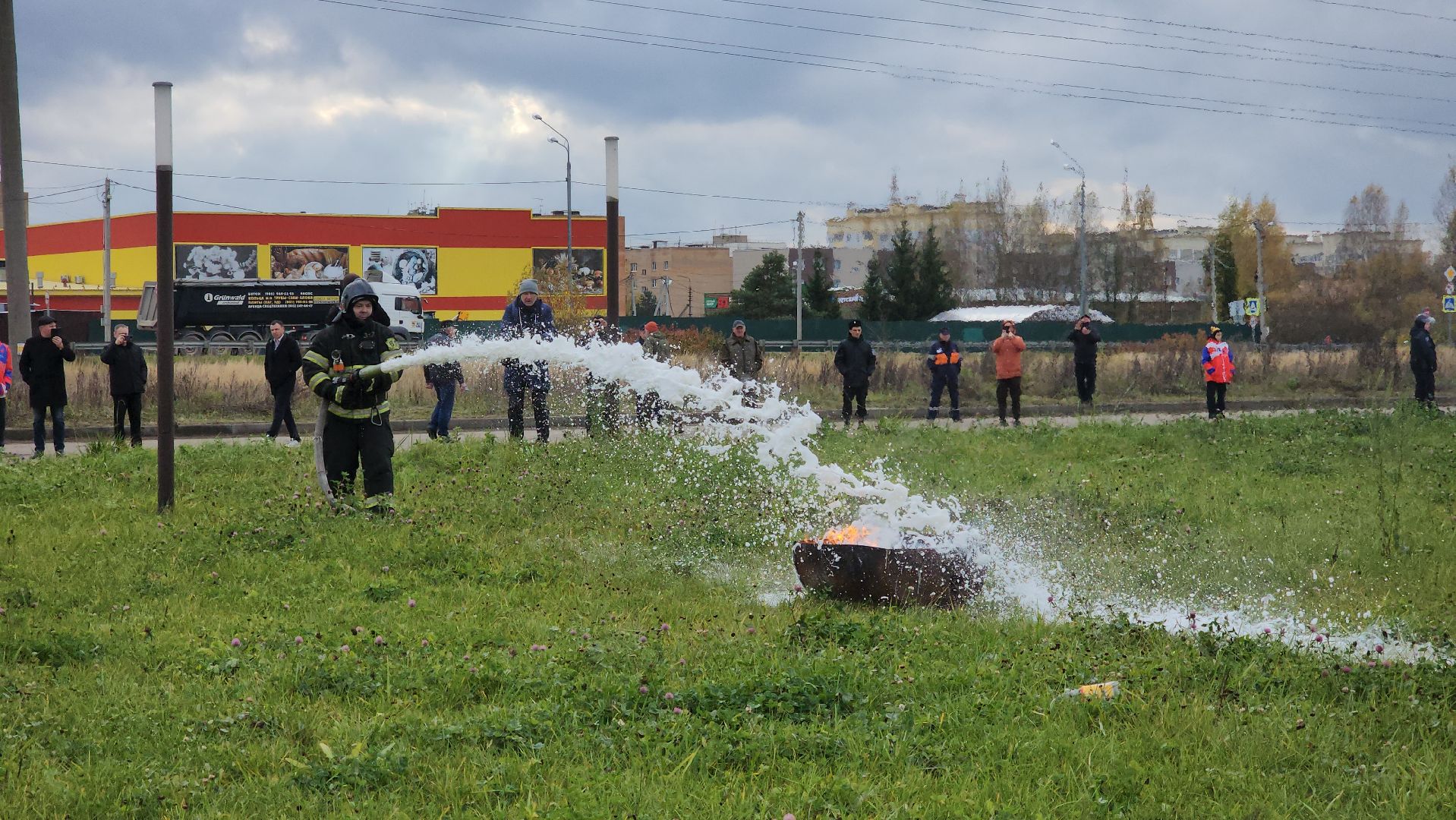 Руза, Безопасность, Учения бпла, Мособлпожспас, Мособлтепло,