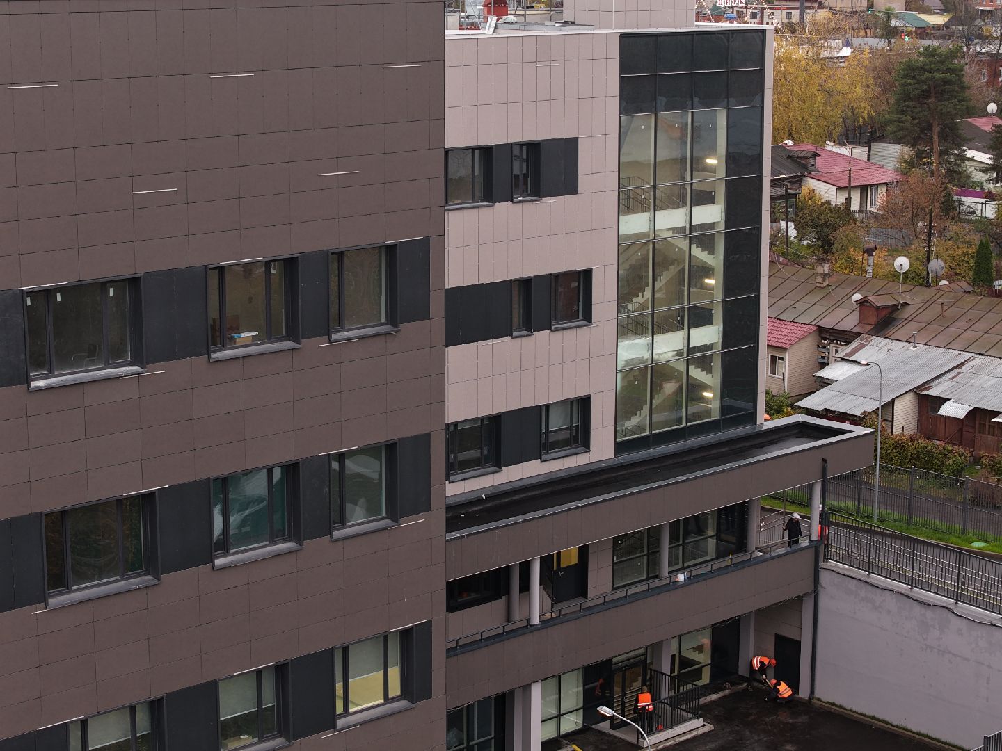 видео с коптера,поликлиника в люберцах, медицина в люберцах,