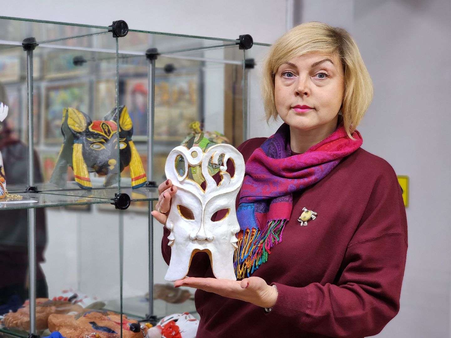 художественная школа,  папе-маше, маски из папье-маше, ногинск, богородский городский округ,