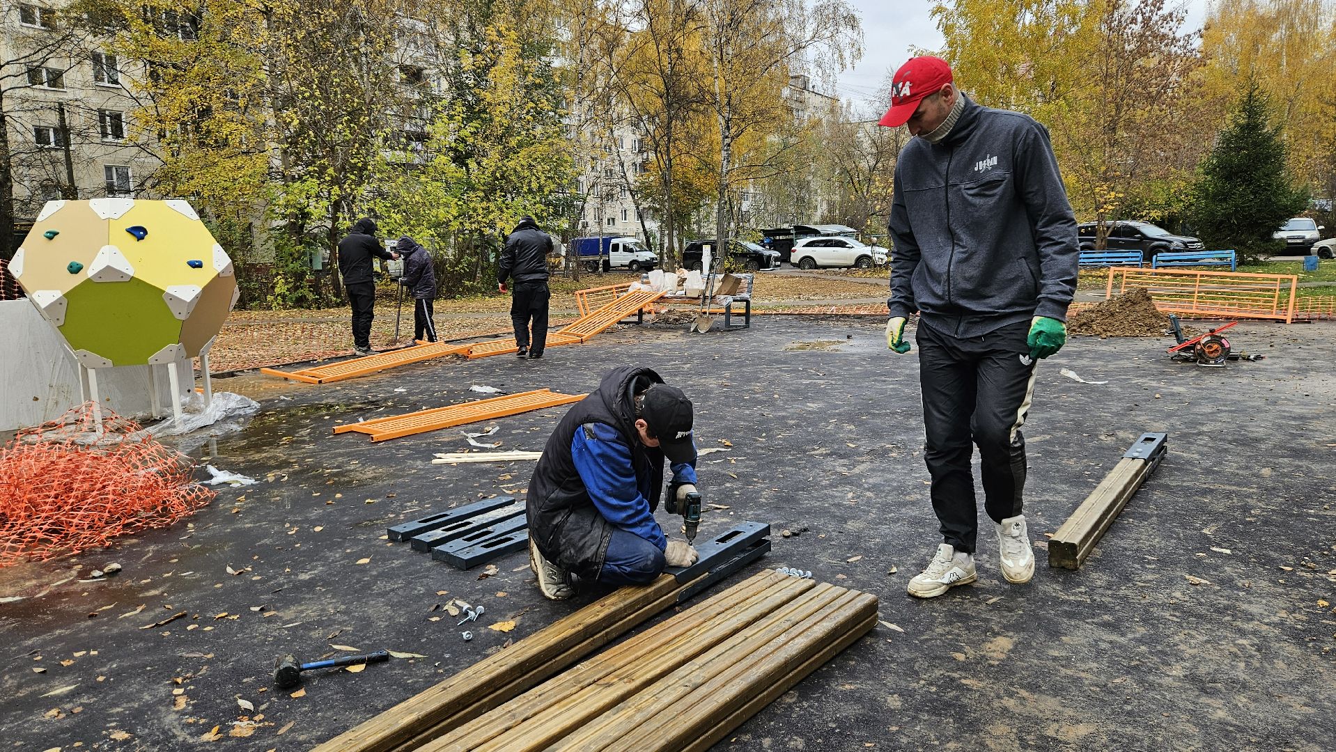 долгопрудный, формирование комфортной городской среды, ремонт двора, детская  площадка,благоустройство дворов в подмосковье,