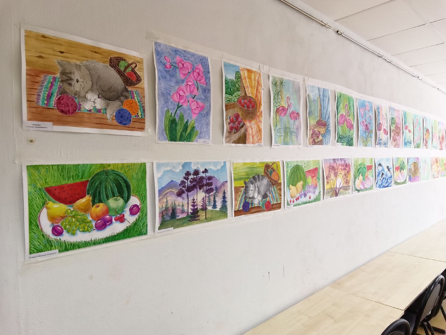 Балашиха, художественная школа Параллели, школа рисования для пожилых, фонд президентских грантов, выставка рисунков