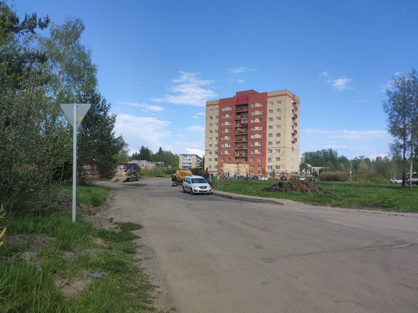 социальная газификация, газовые трубы, Дубна