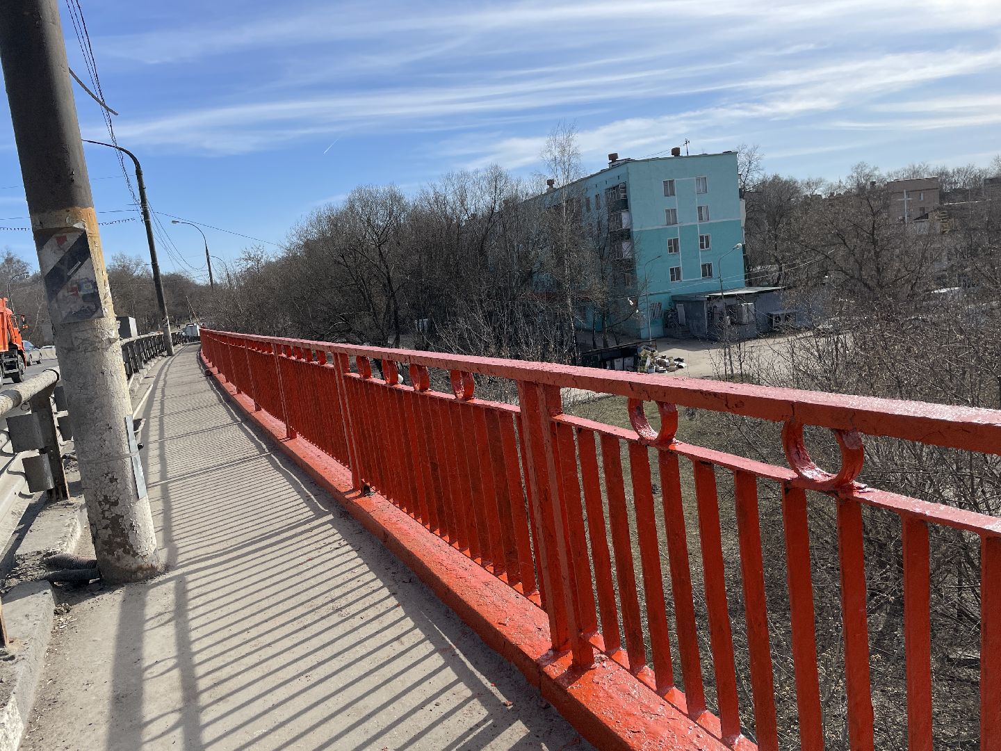 Покраска моста