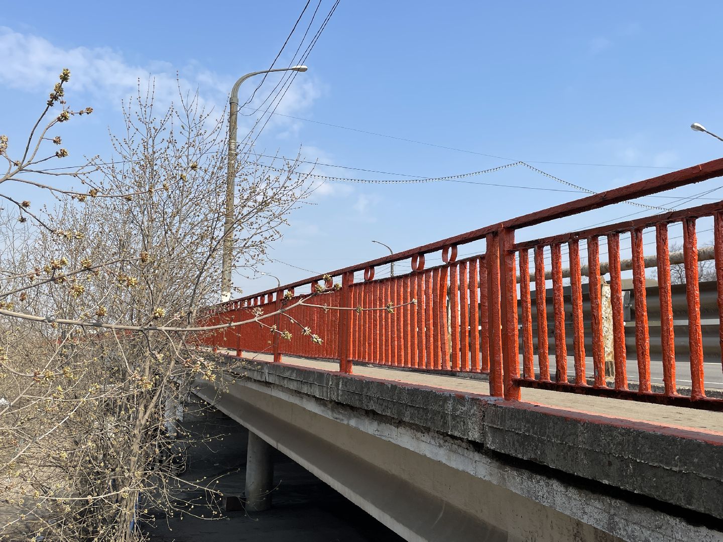 Покраска моста