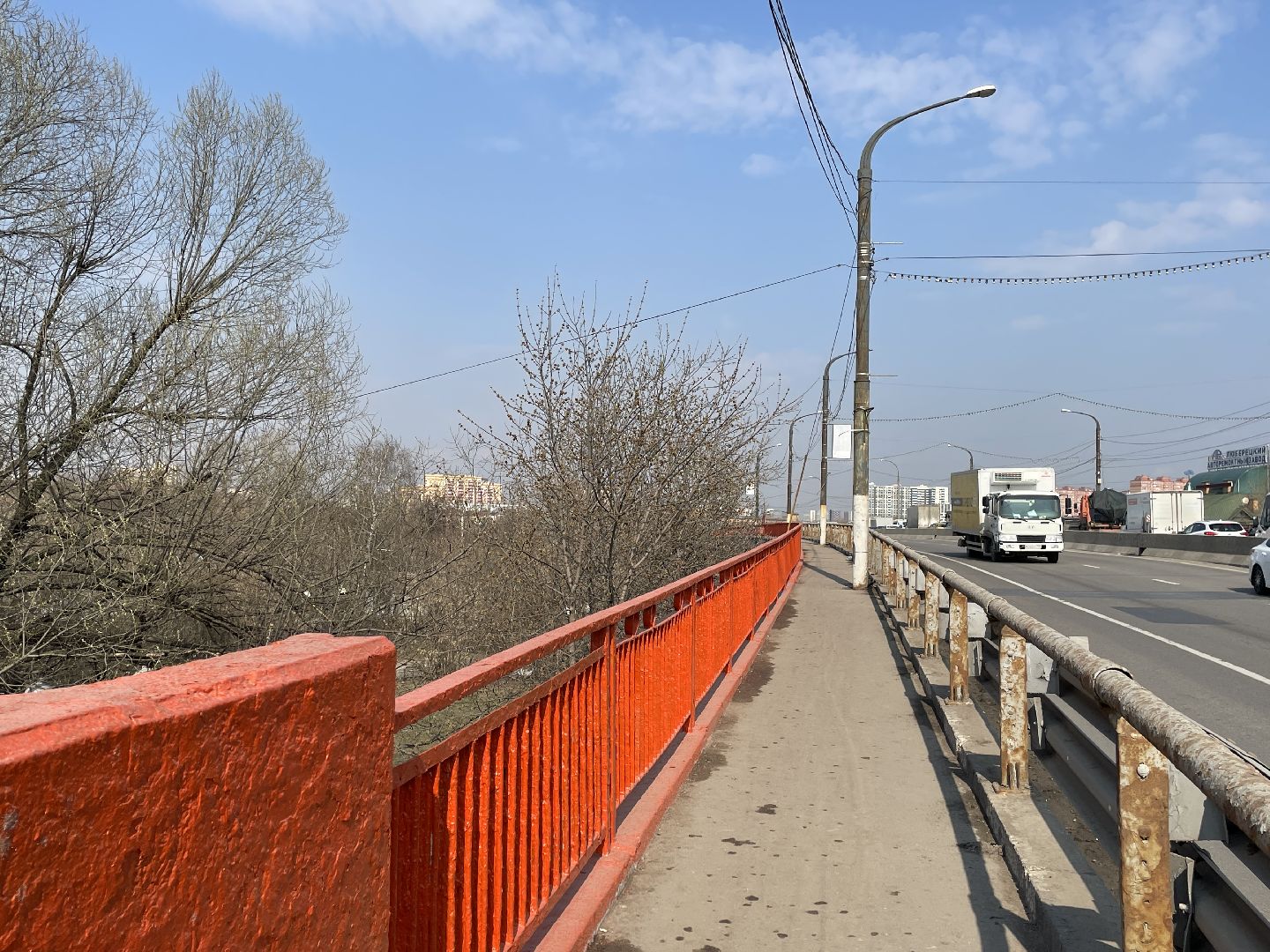 Покраска моста