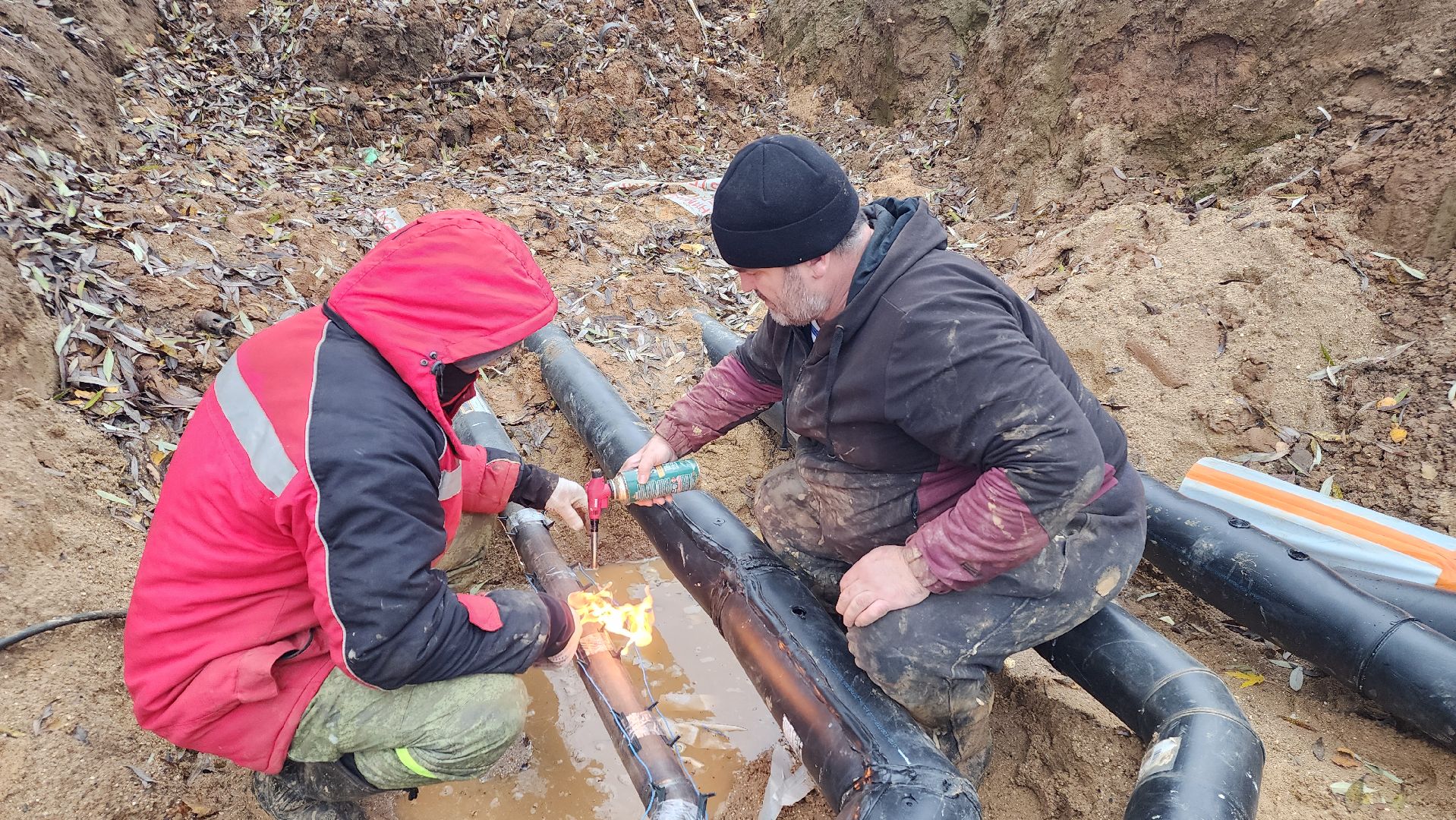 волоколамск, сычево, ремонт тепловых сетей,