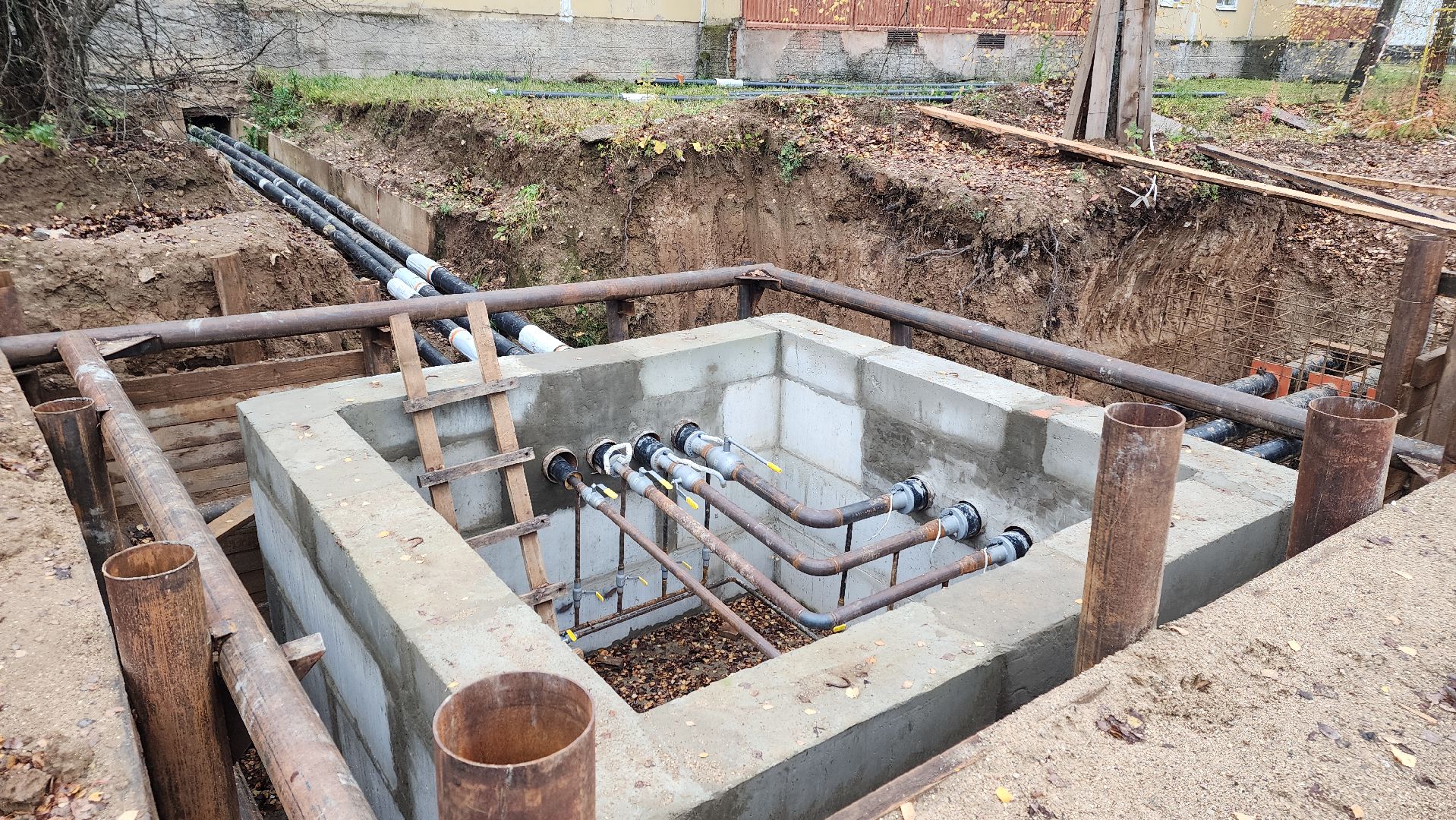 волоколамск, сычево, ремонт тепловых сетей,