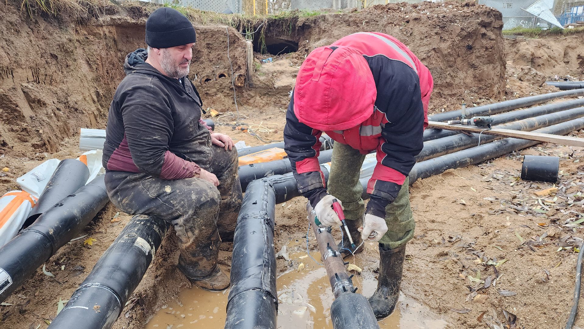 волоколамск, сычево, ремонт тепловых сетей,