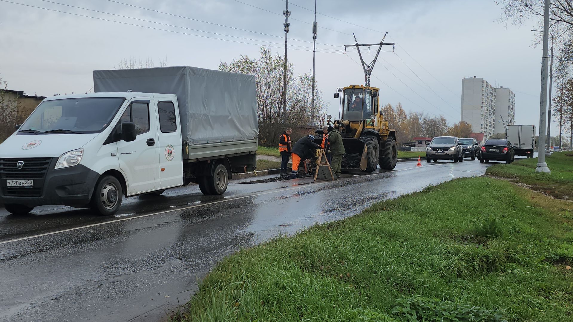 серпухов, подмосковье, ремонт дороги,