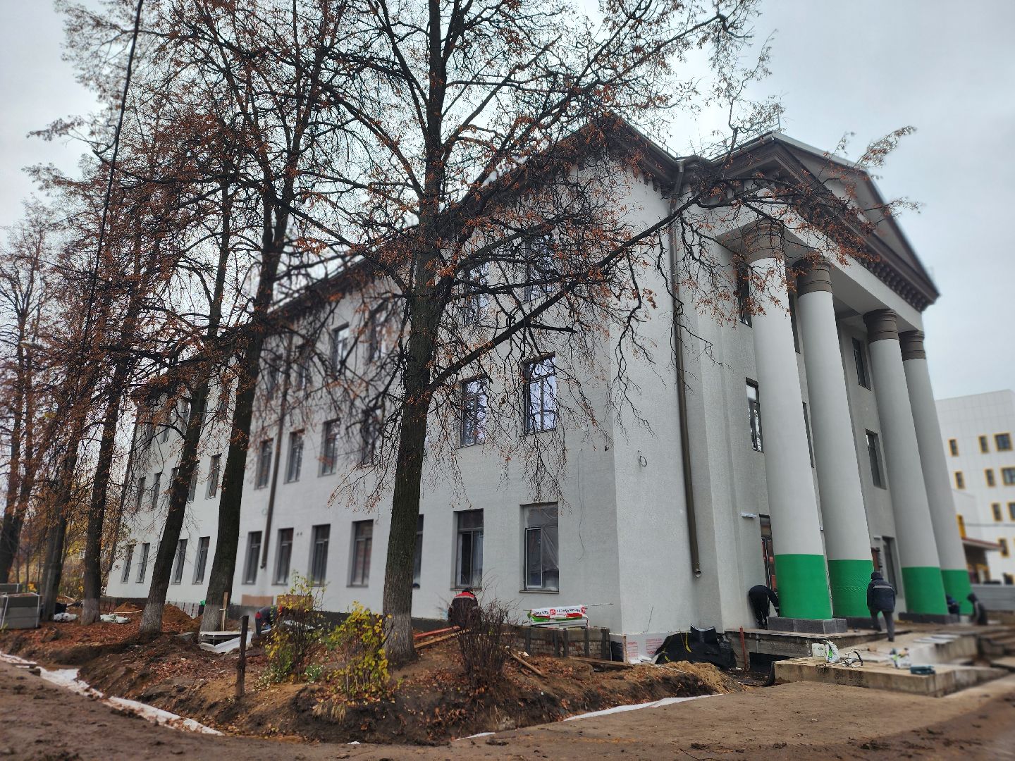 королёв, поликлиника 1 в королеве, капитальный  ремонт,